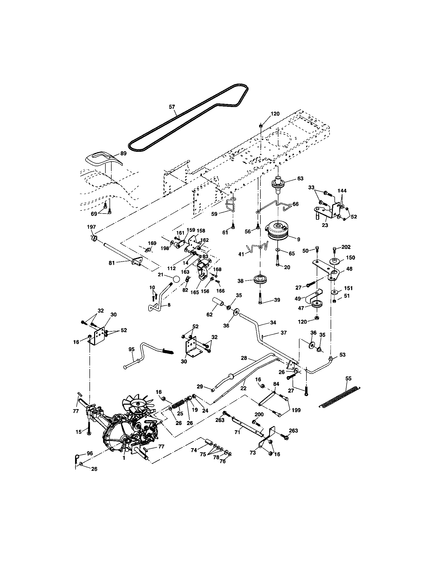 Craftsman 917274040 ground drive diagram