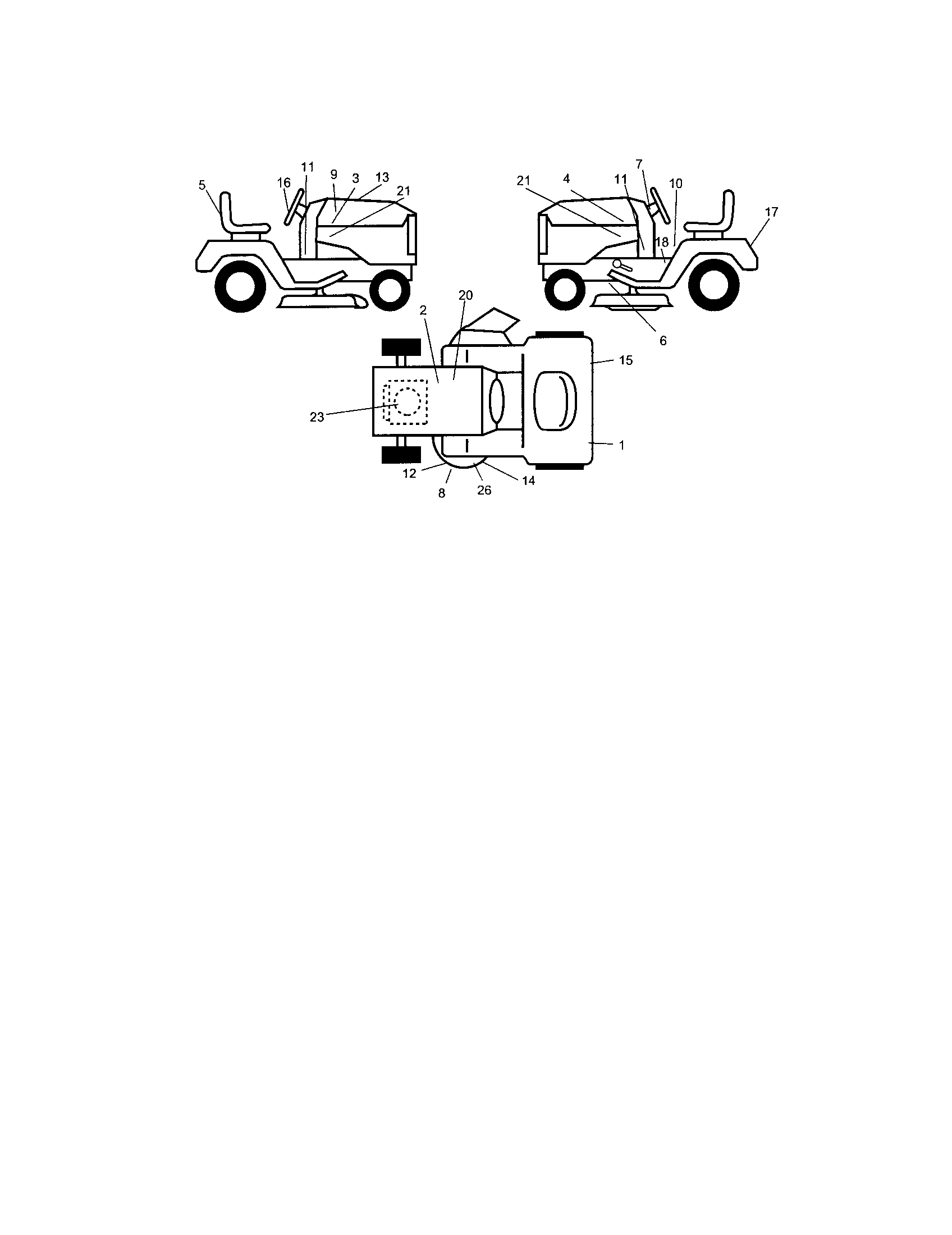 Craftsman 917274040 decals diagram