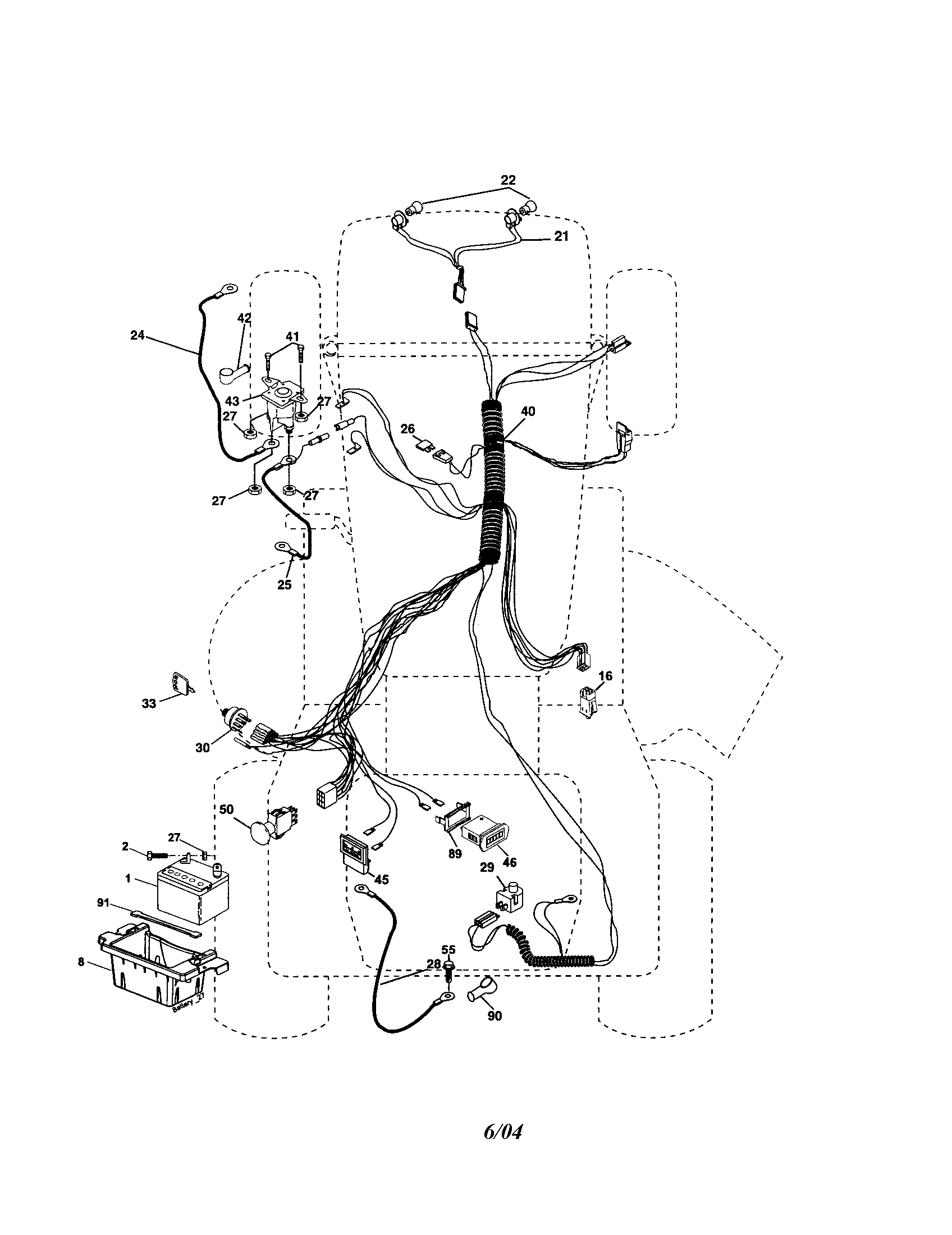 Husqvarna 917279020 electrical diagram