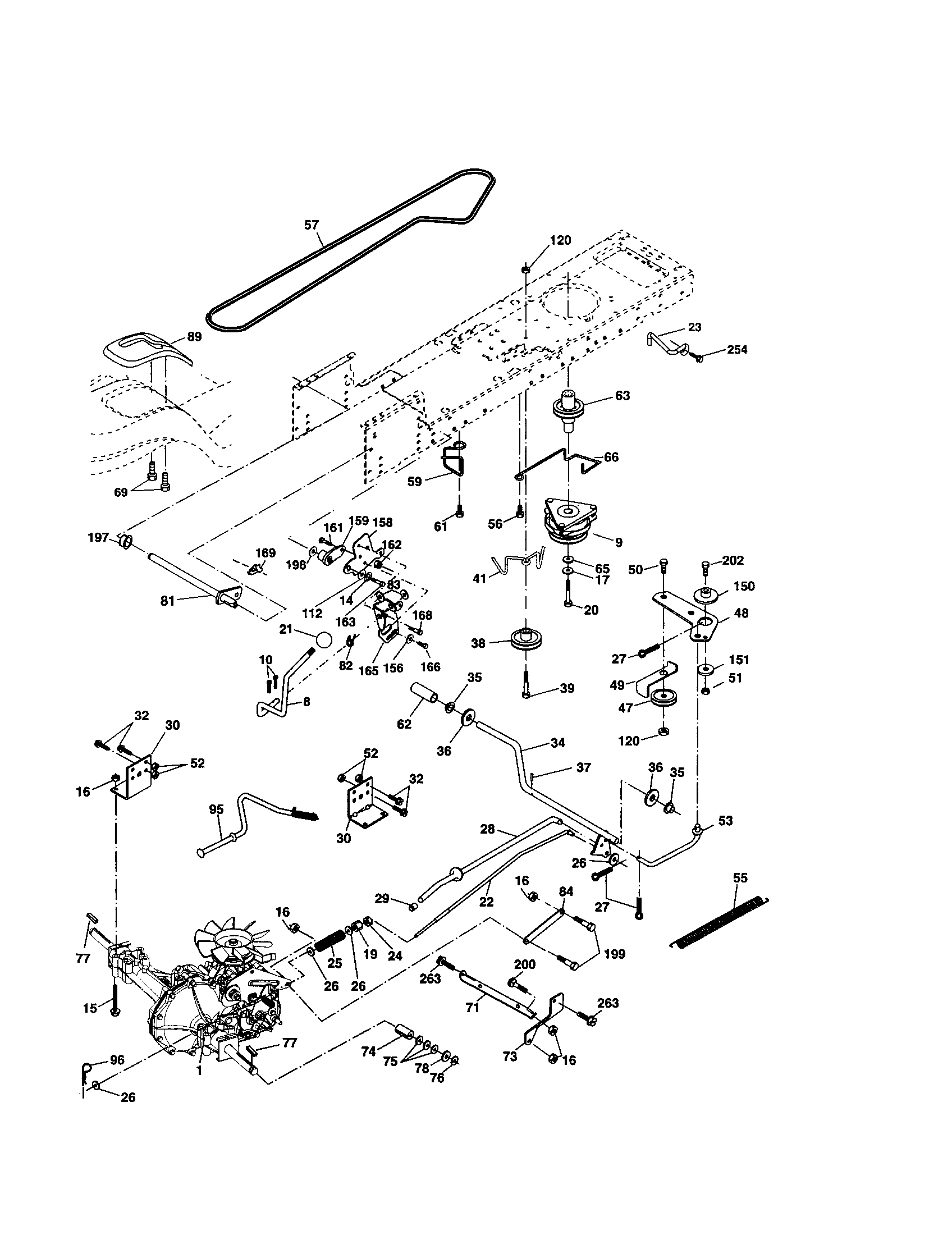 Husqvarna 917279020 drive diagram