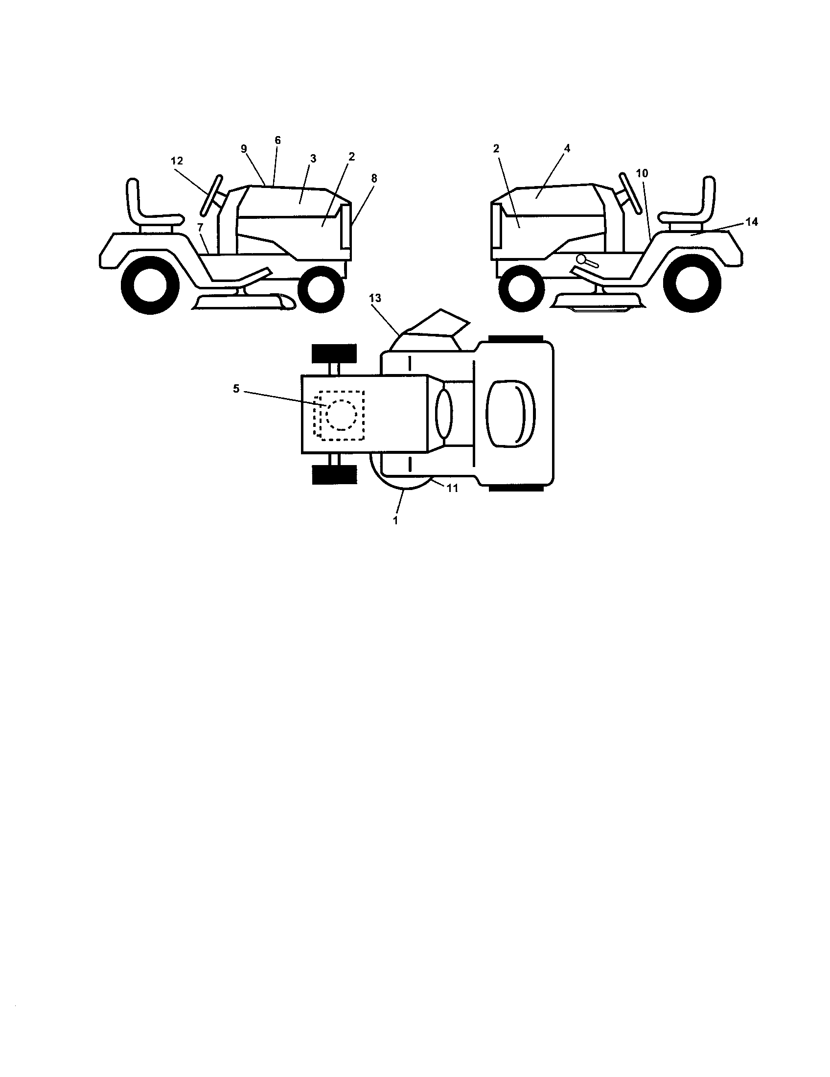 Husqvarna 917279020 decals diagram
