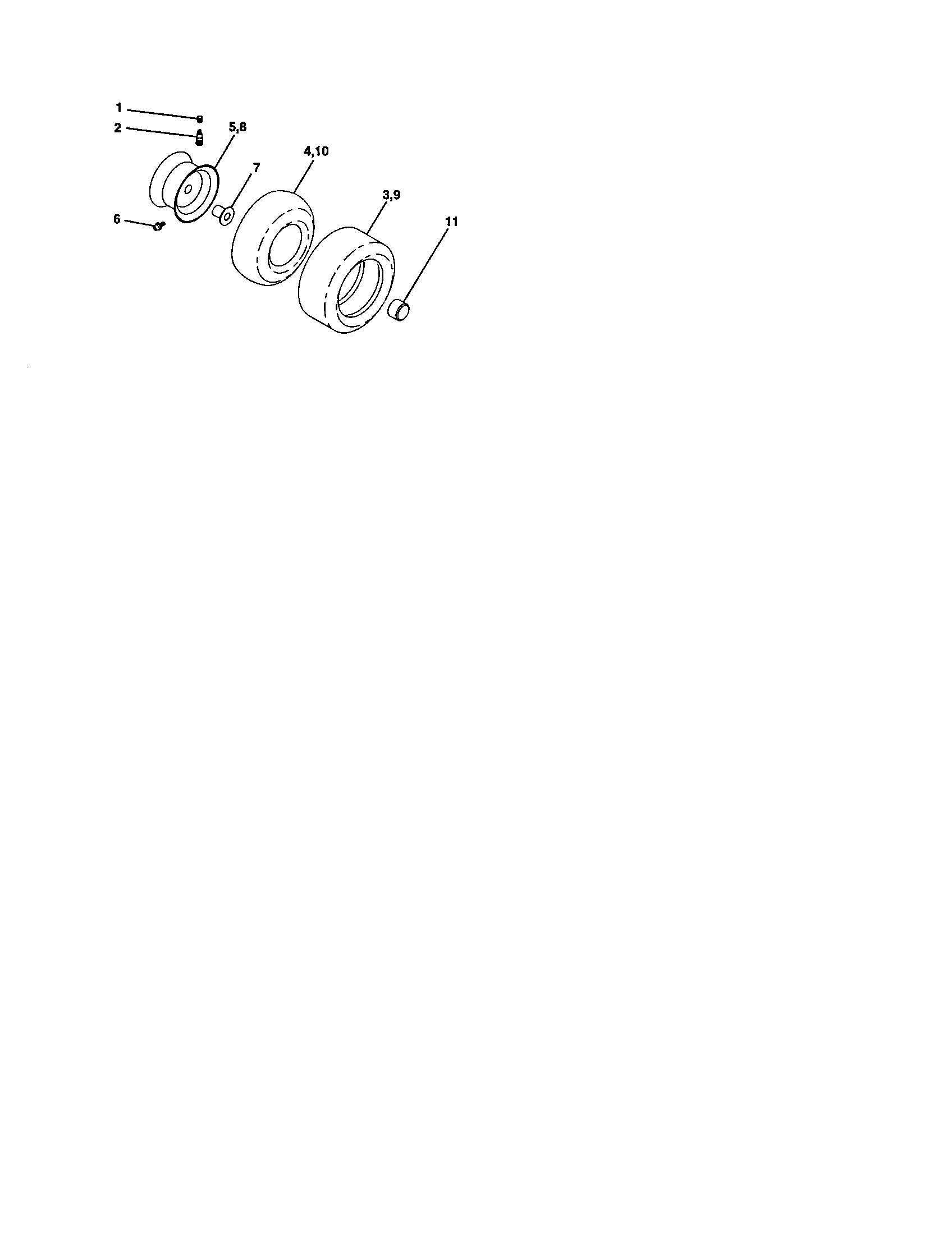Husqvarna 917279020 wheels and tires diagram