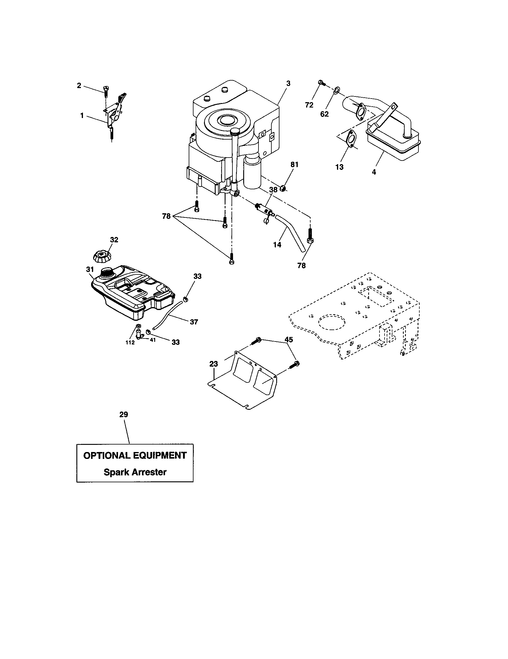 Craftsman 917273812 engine diagram