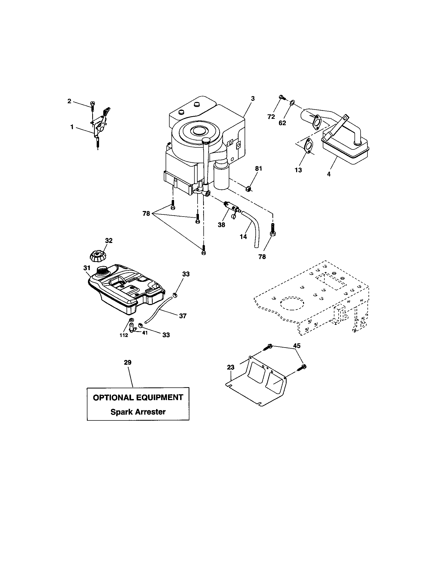 Craftsman 917273638 engine diagram