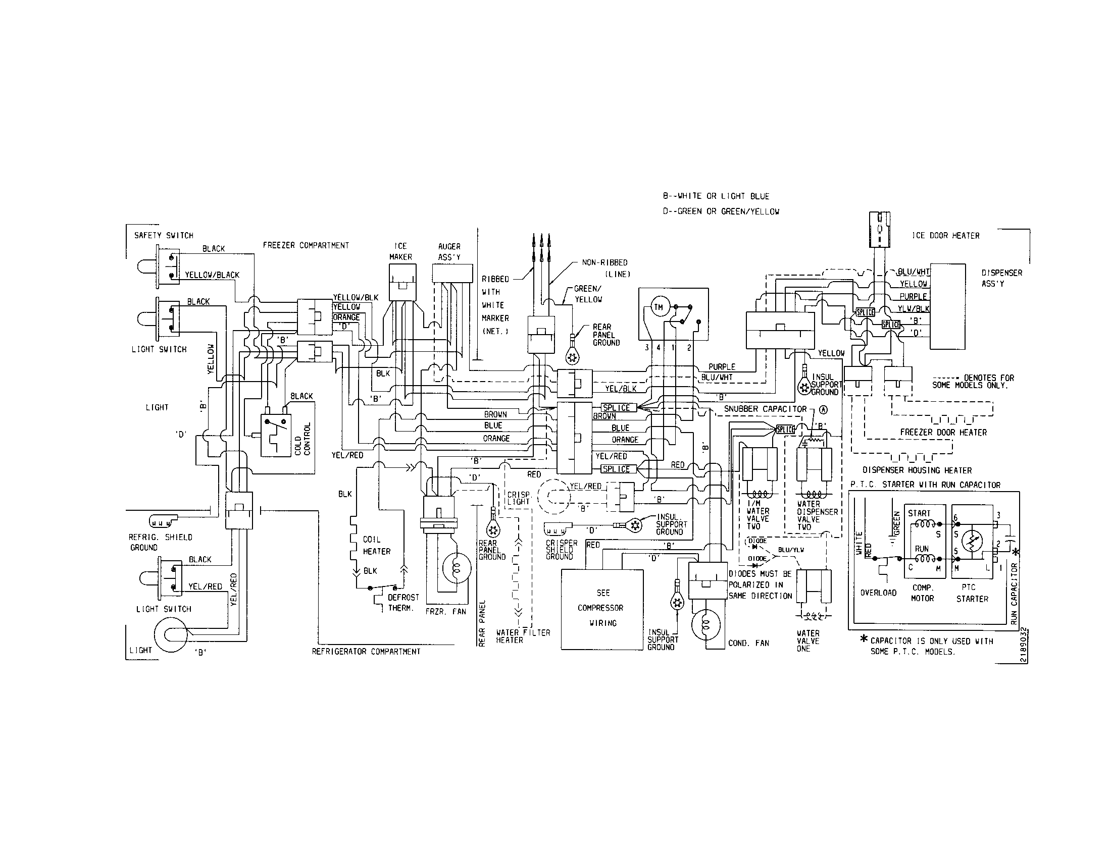 Frigidaire FRS23ZTJQ0 wiring diagram diagram