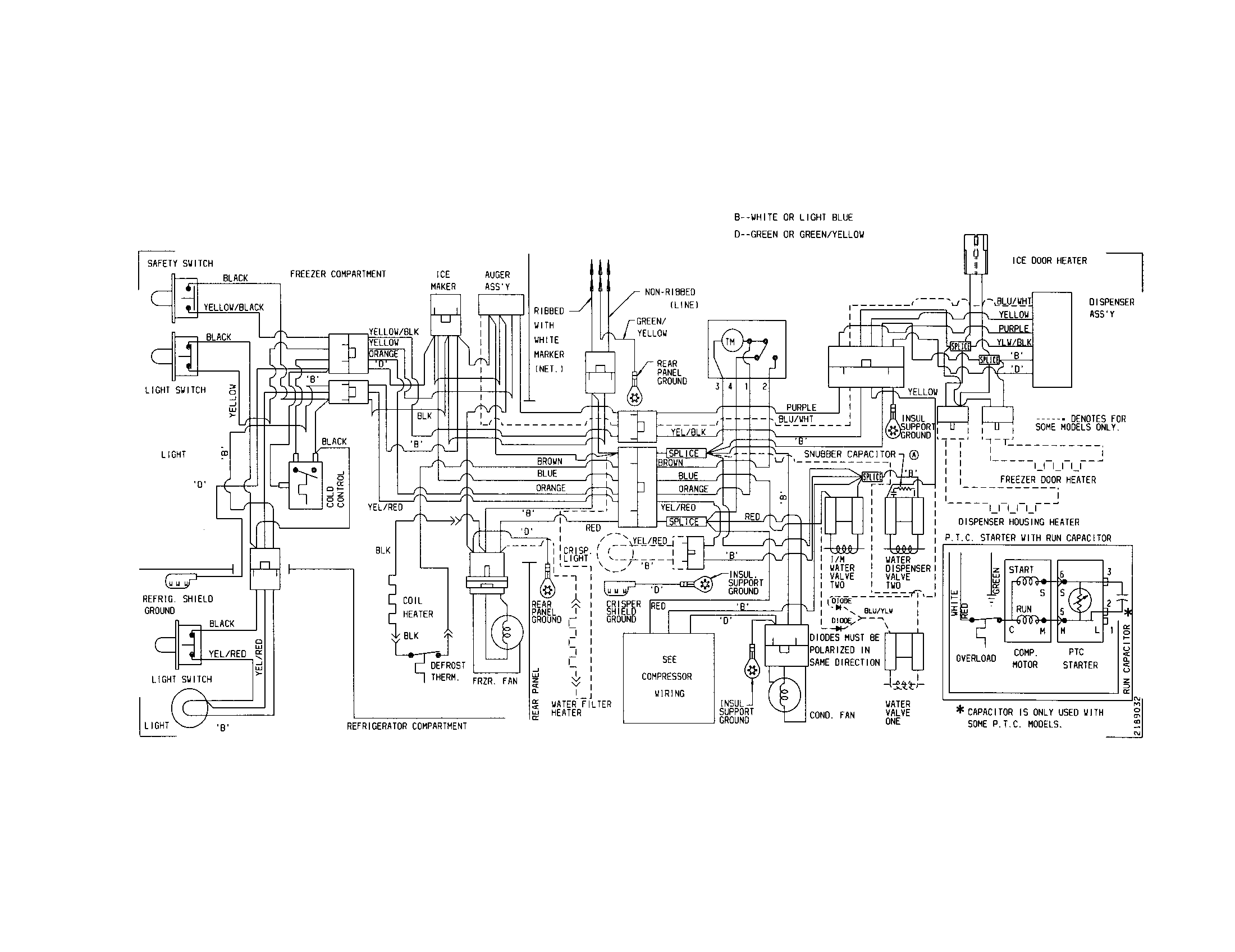 Frigidaire FRS23ZTJQ1 wiring diagram diagram