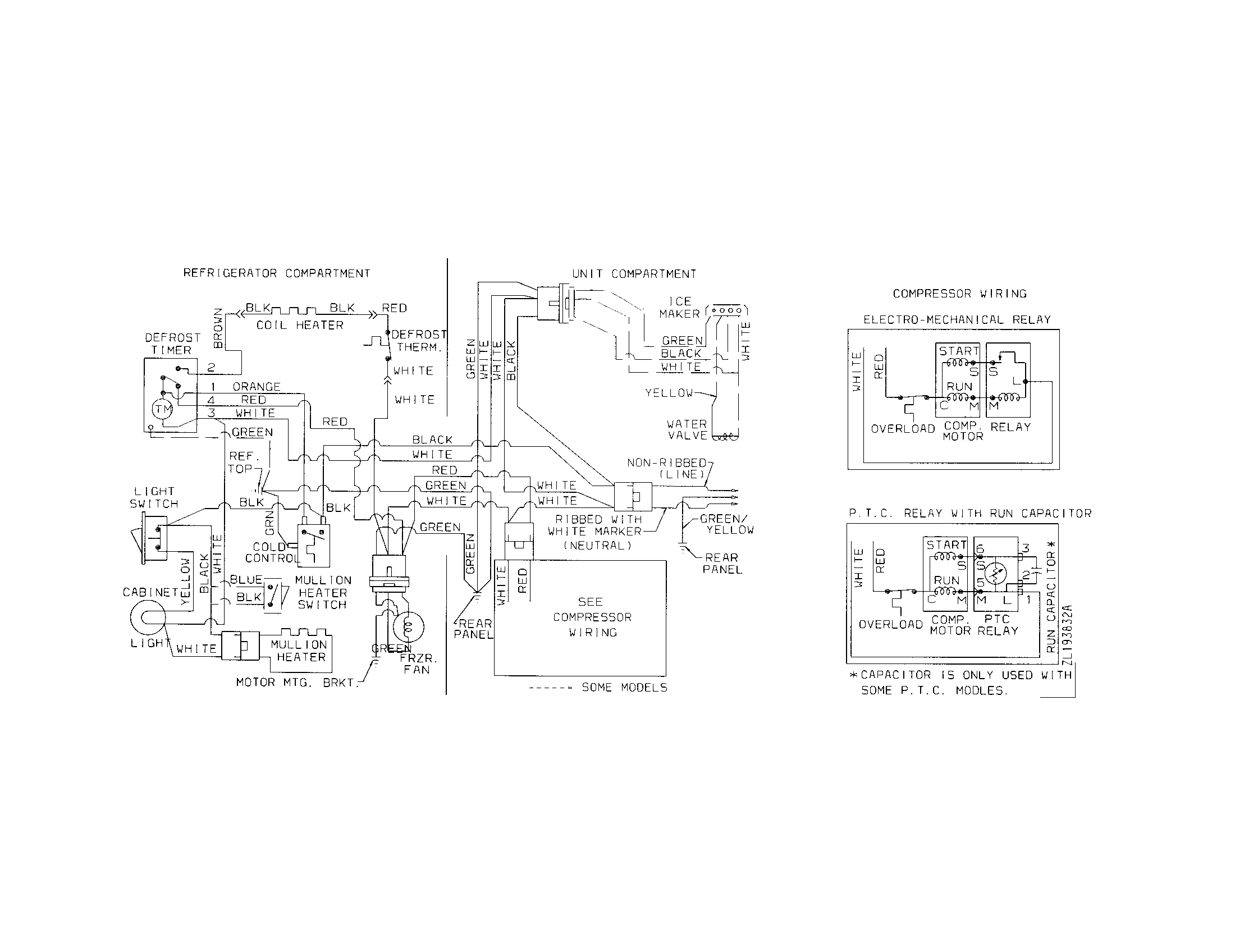 Frigidaire F44N21GSW0 wiring diagram diagram