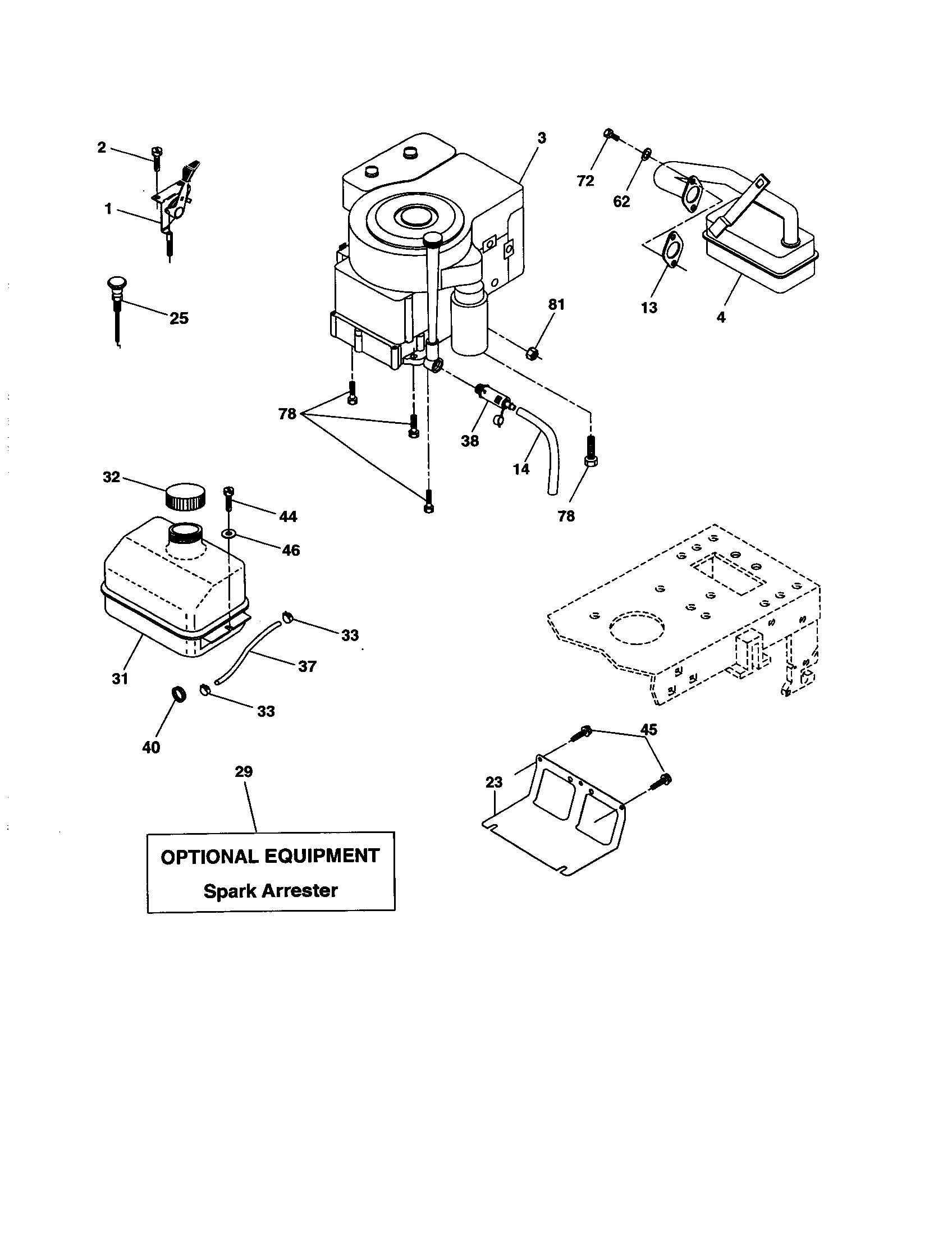 Craftsman 917277170 engine diagram
