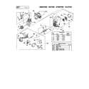 Homelite UT15177 iginition/rotor/starter/clutch diagram