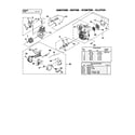Homelite UT15177 ignition/rotor/starter/clutch diagram