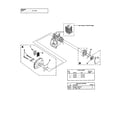 Homelite UT15180 muffler/air cleaner diagram