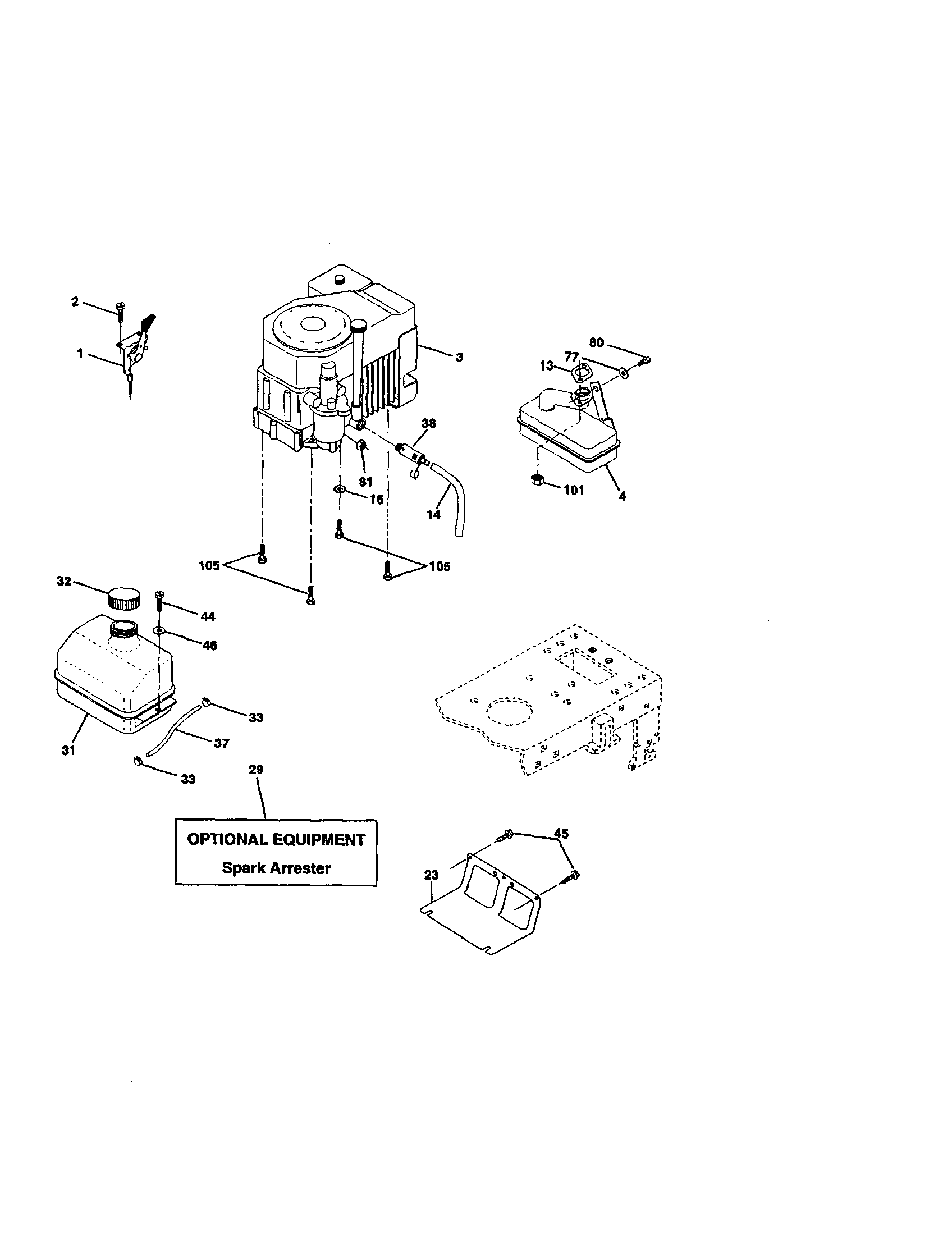Craftsman 917271065 engine diagram