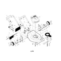 Craftsman 917378860 engine/housing/handle diagram