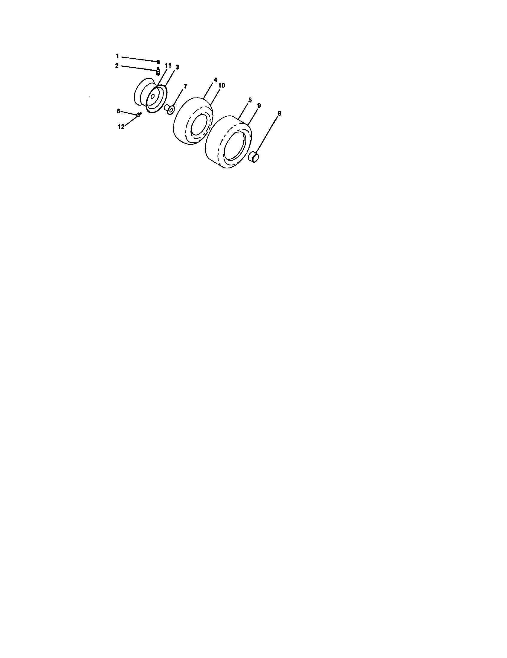 Craftsman 917276080 wheels and tires diagram