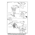Husqvarna 326RX cylinder/muffler/housing diagram