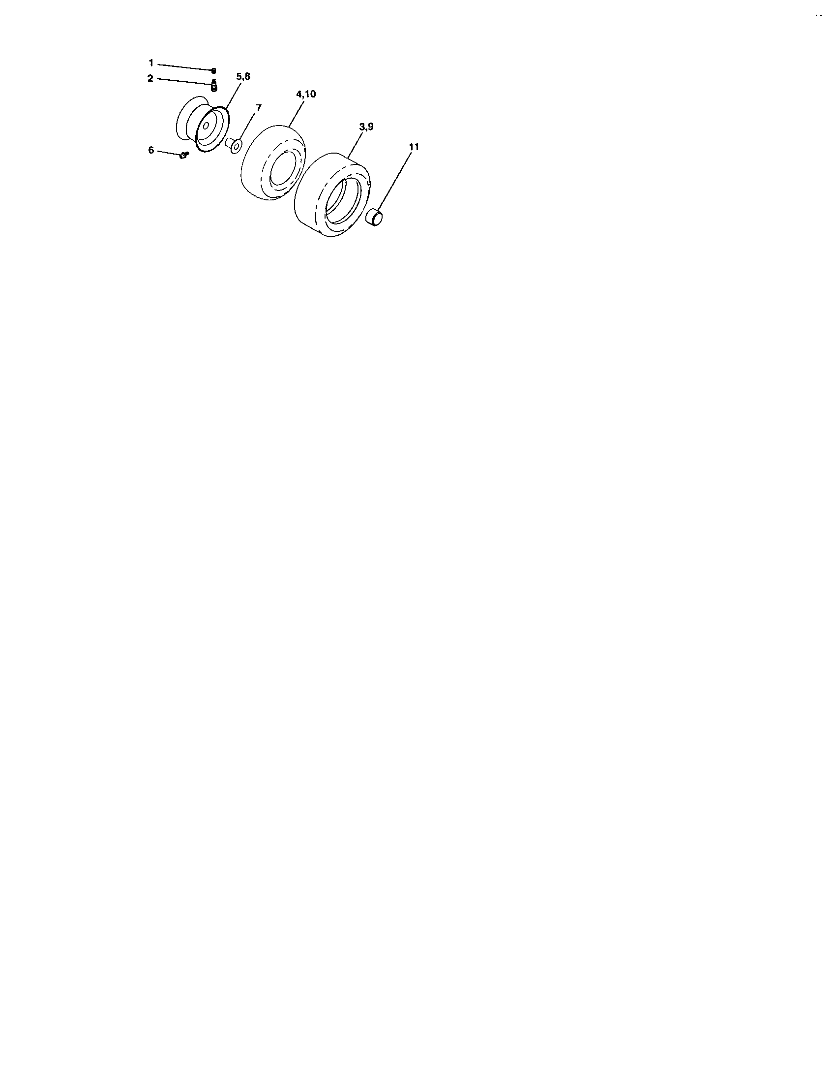 Craftsman 917273383 wheels and tires diagram