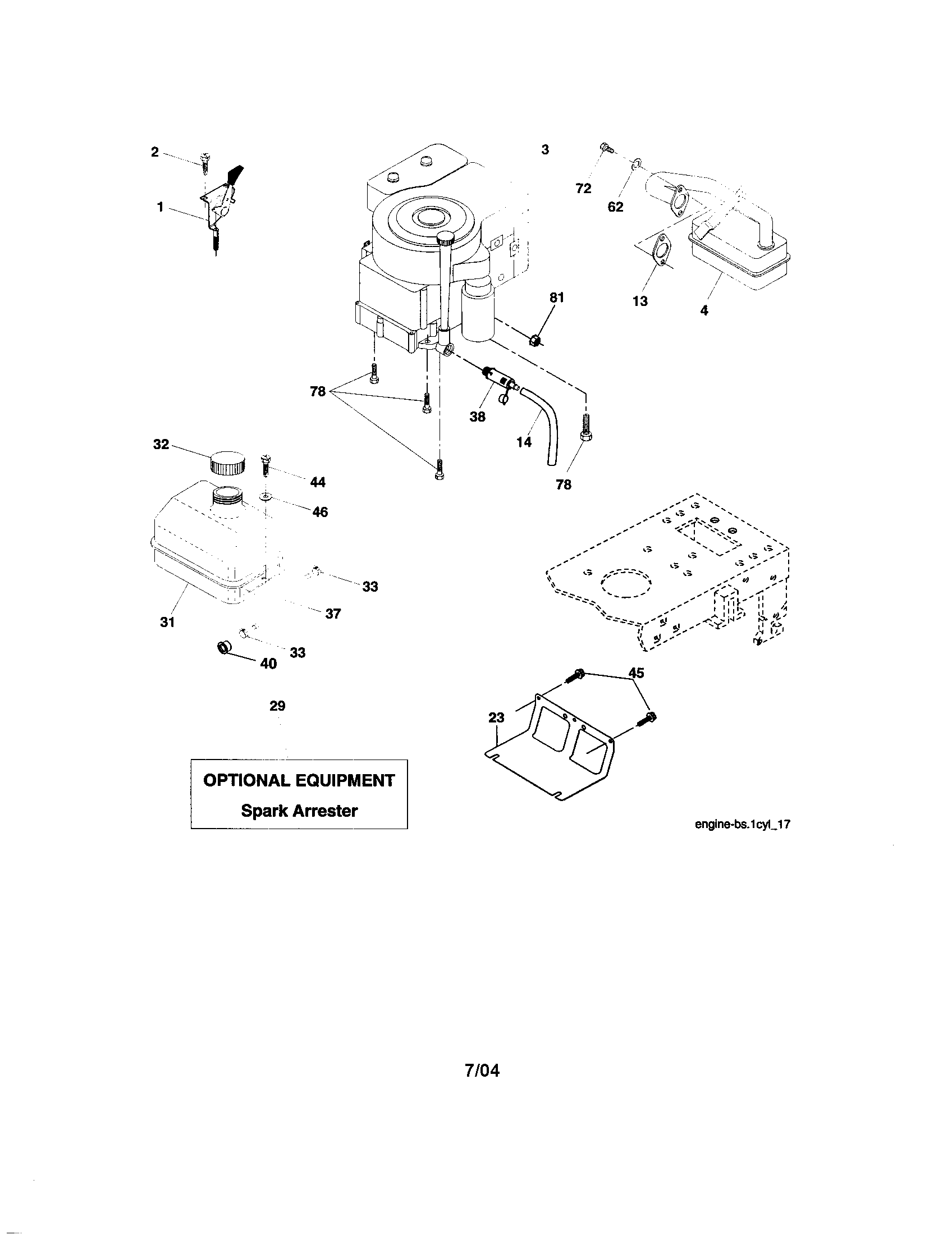 Craftsman 917273757 engine diagram