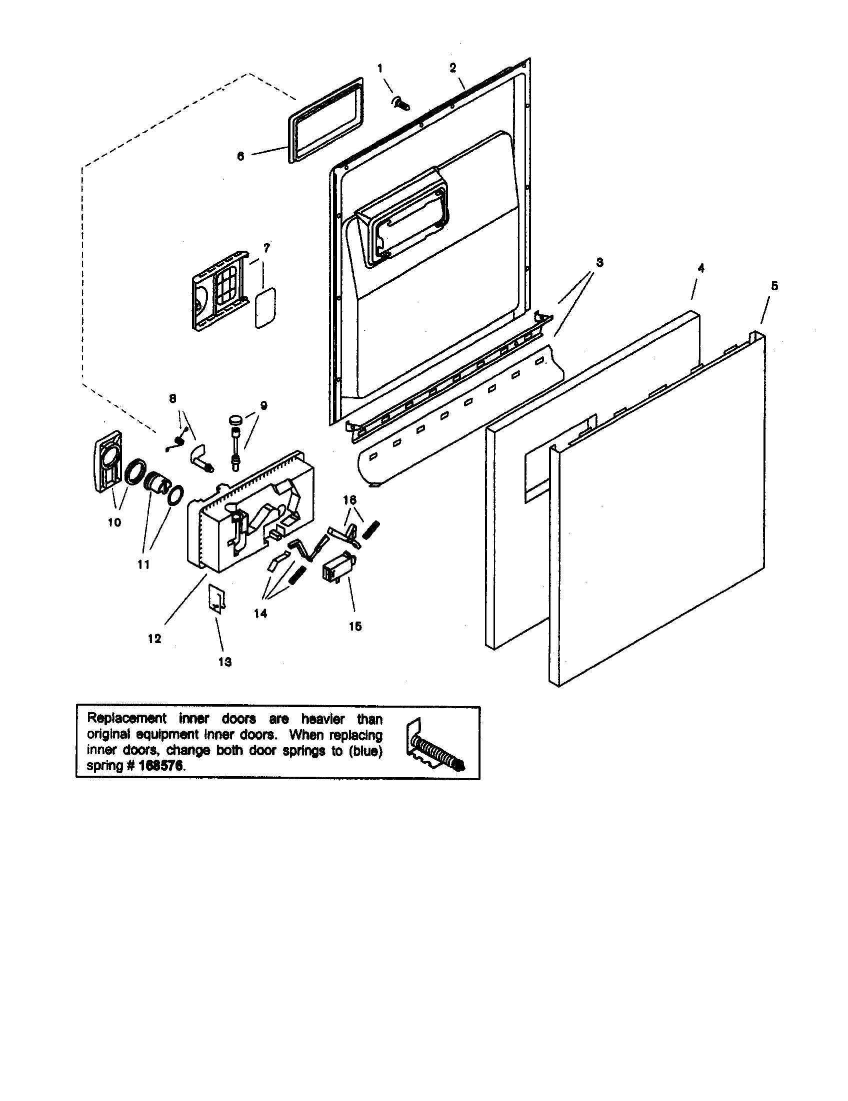 Bosch SHU66E05UC/14 door diagram