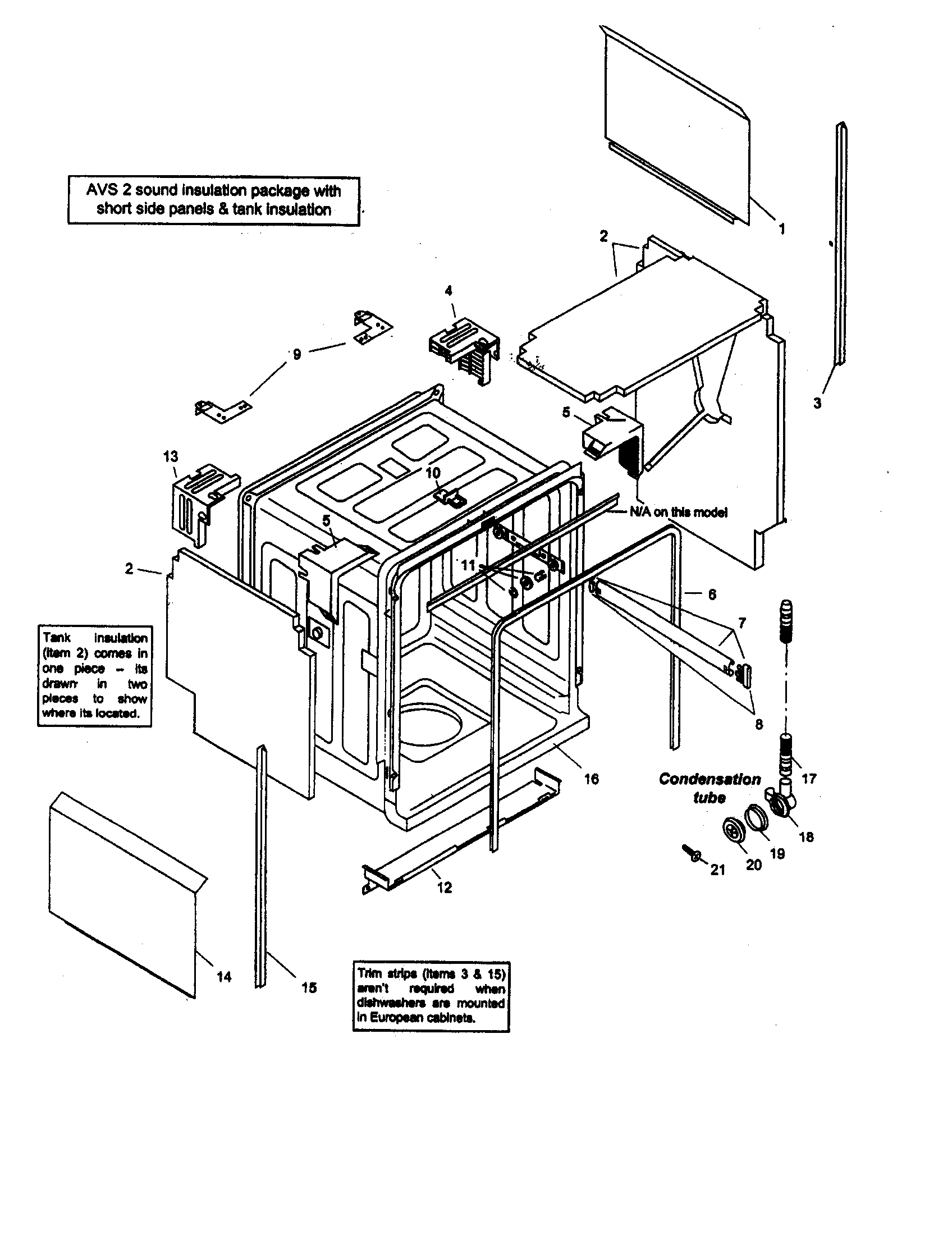 Bosch SHU66E05UC/14 body diagram