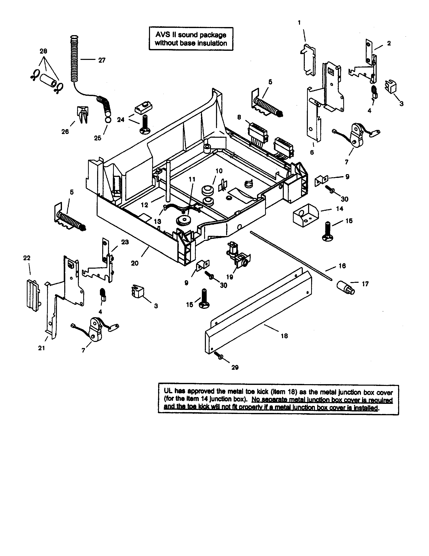 Bosch SHU66E05UC/14 base diagram