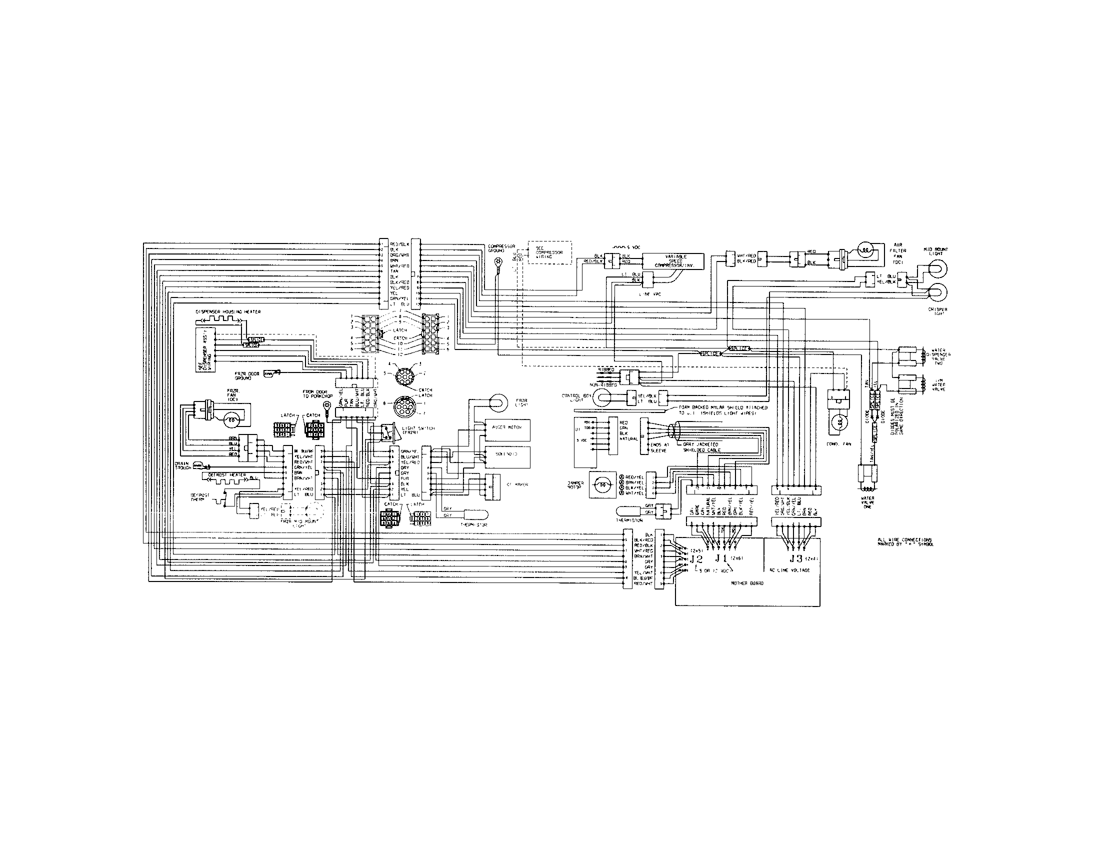 Frigidaire GHSC239DW1 wiring diagram diagram