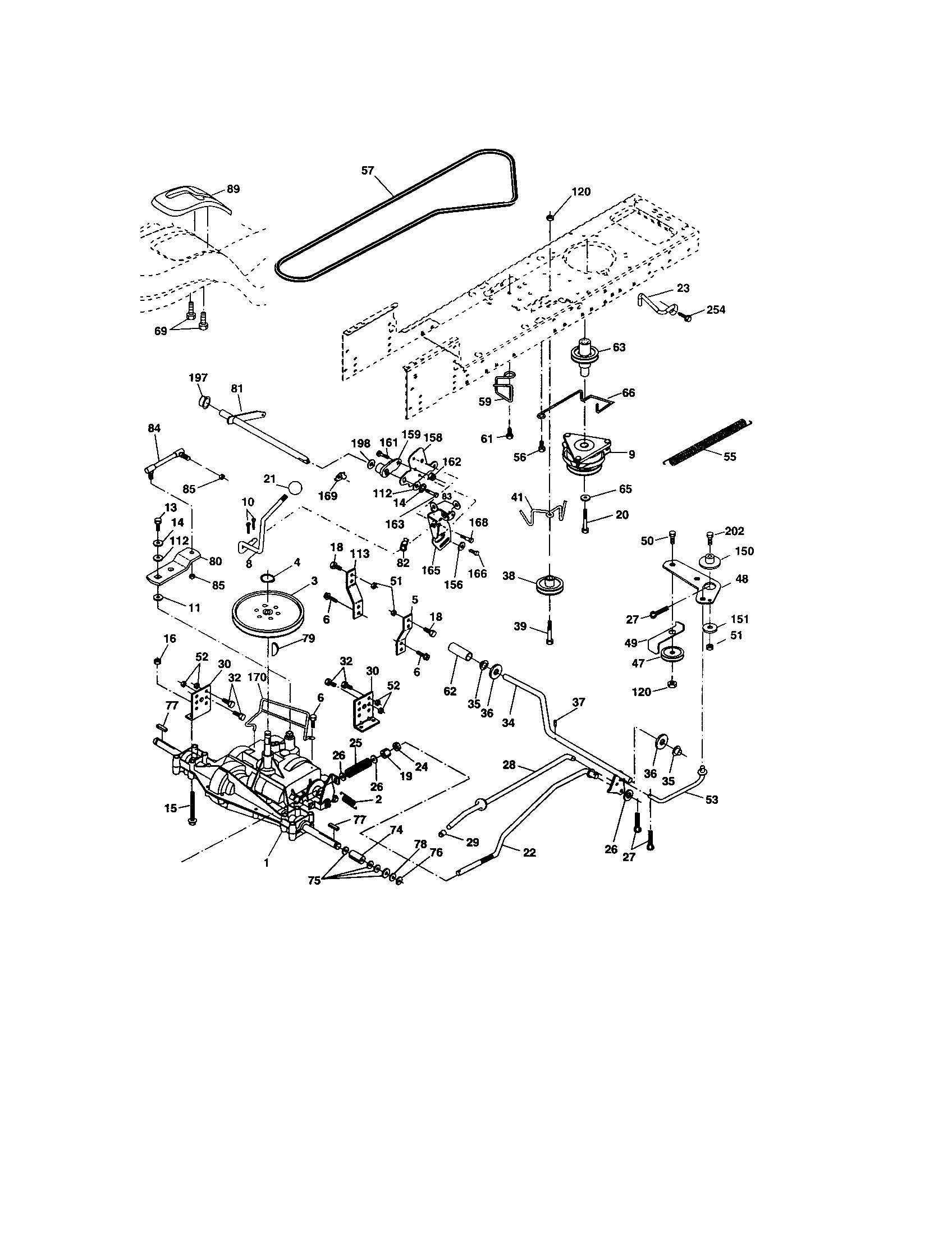 Craftsman 917274032 ground drive diagram
