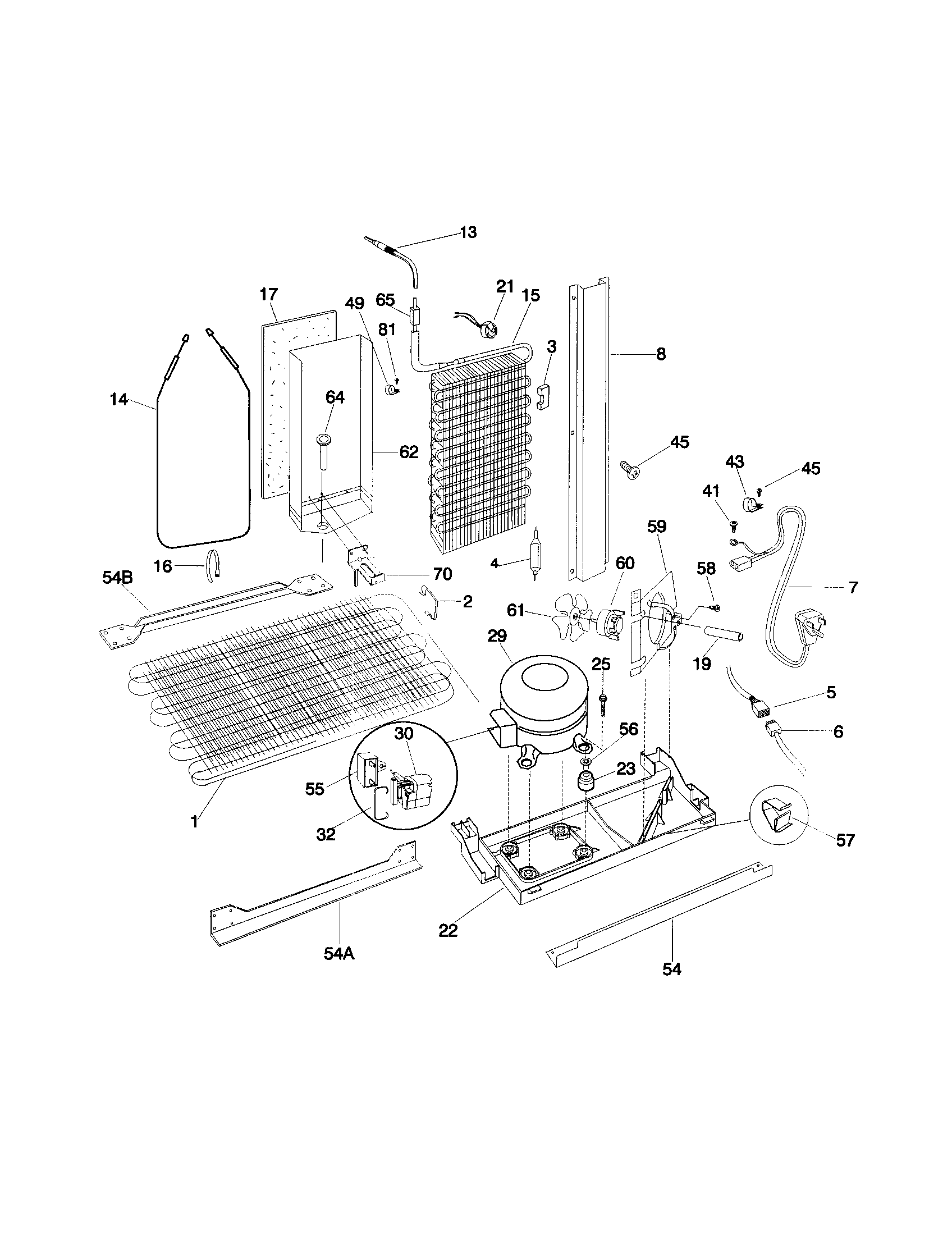 Frigidaire FRS26ZTHD4 system diagram
