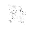 Craftsman 9172736405 seat assembly diagram