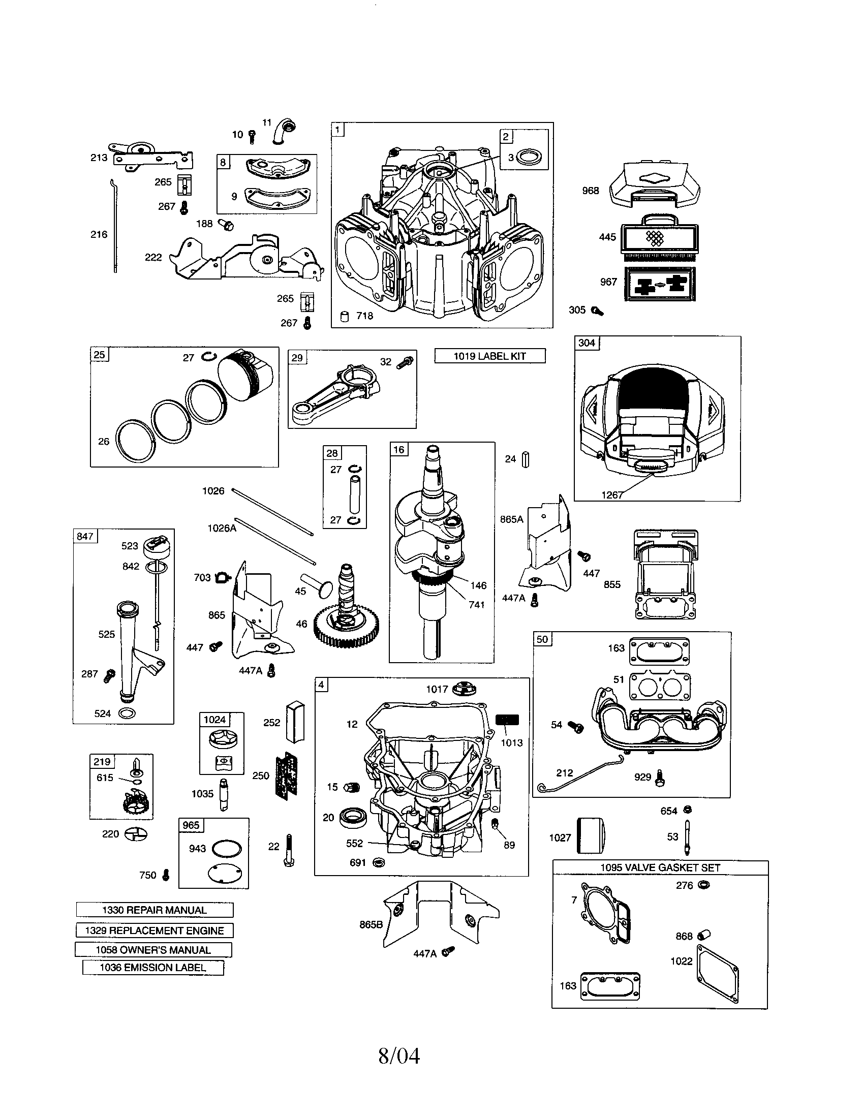 Craftsman 917276070 cylinder/crankshaft diagram