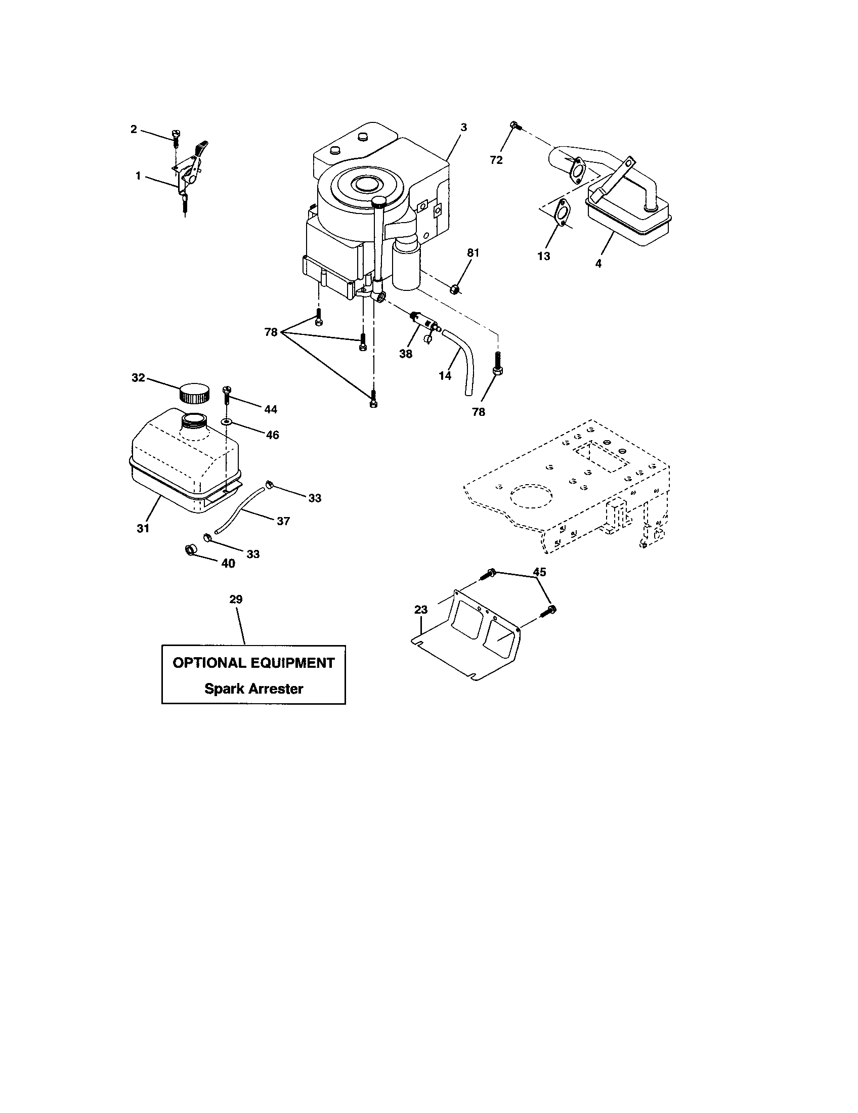 Craftsman 917273352 engine diagram