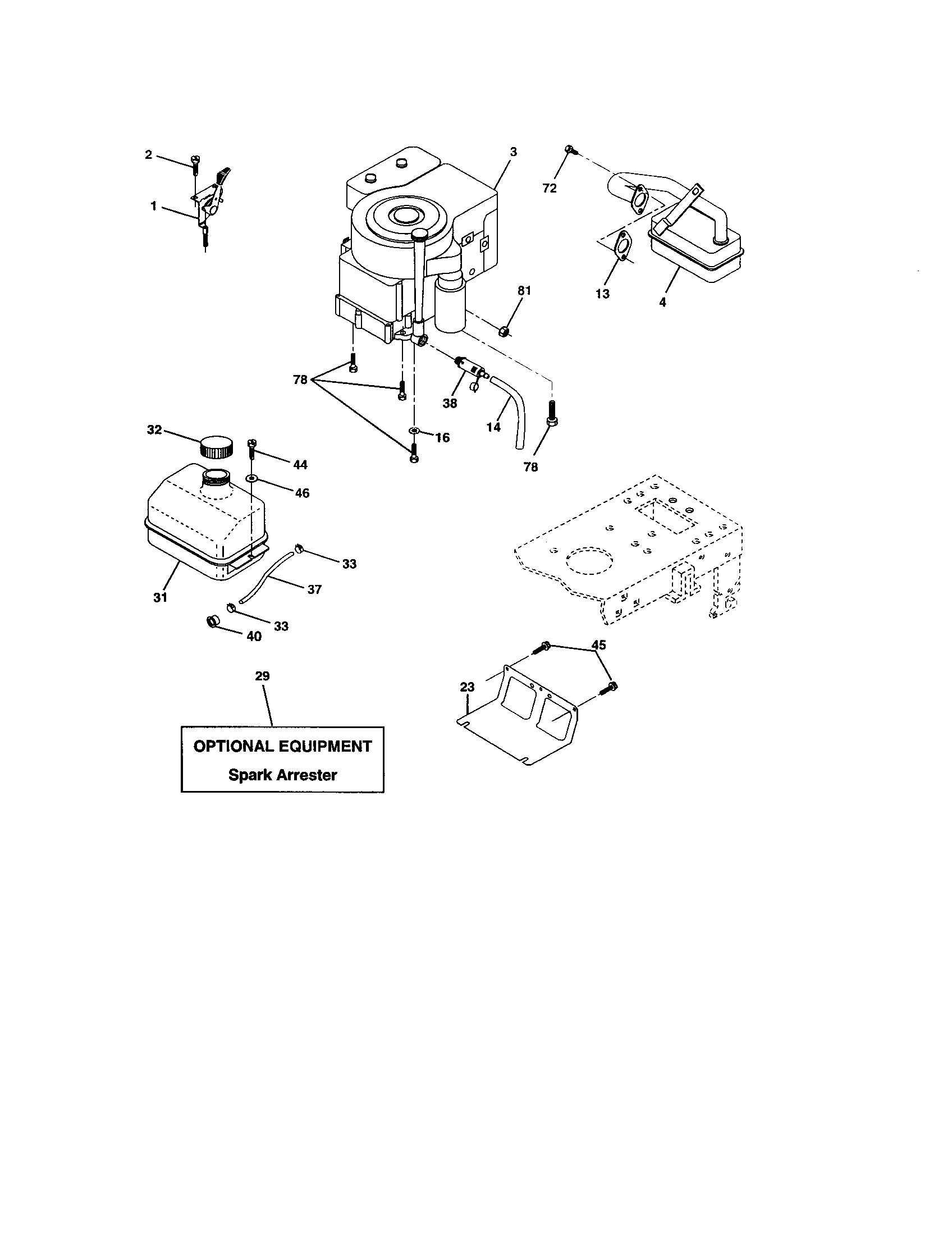 Craftsman 917273374 engine diagram