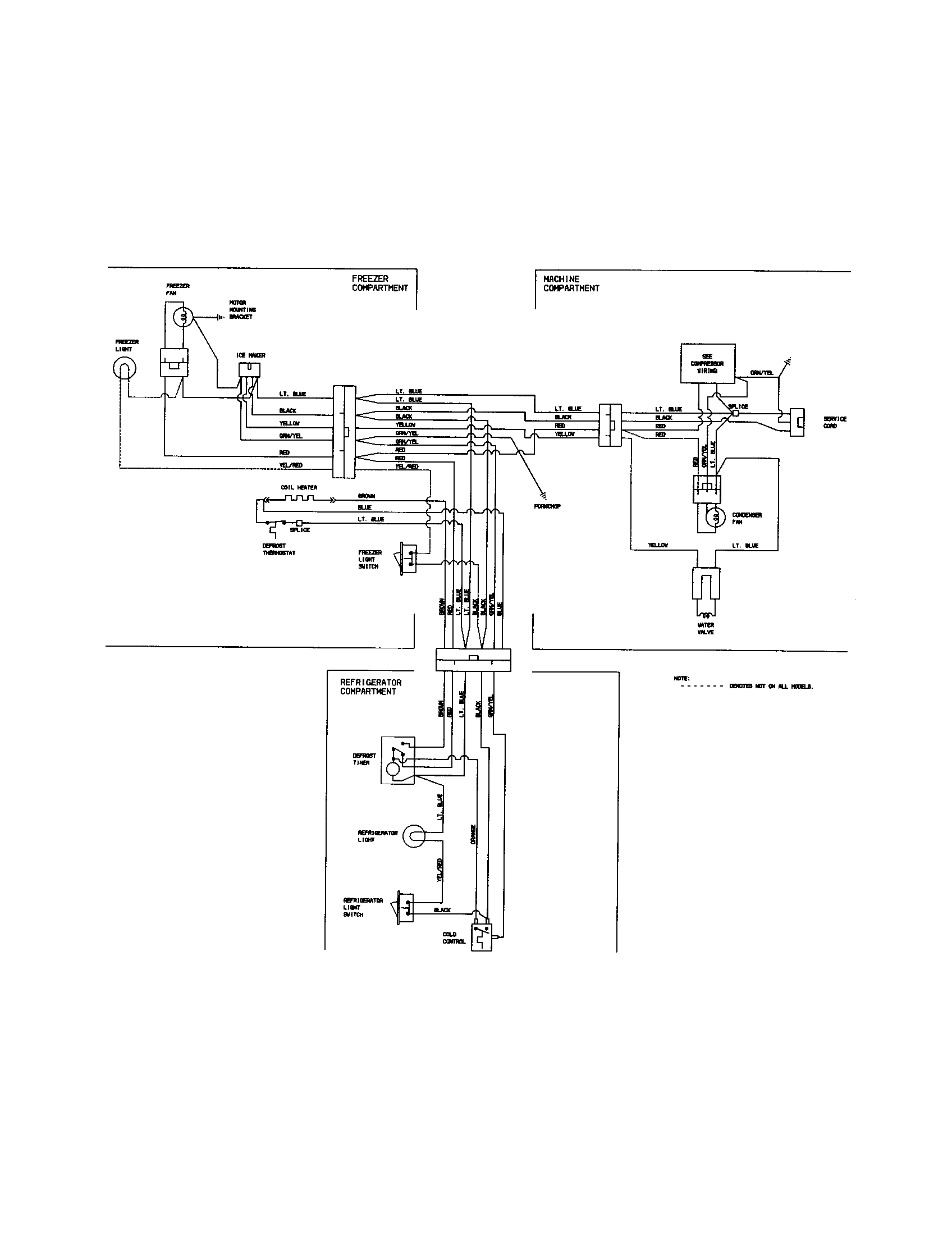 Frigidaire FRT21FG3DW0 wiring diagram diagram