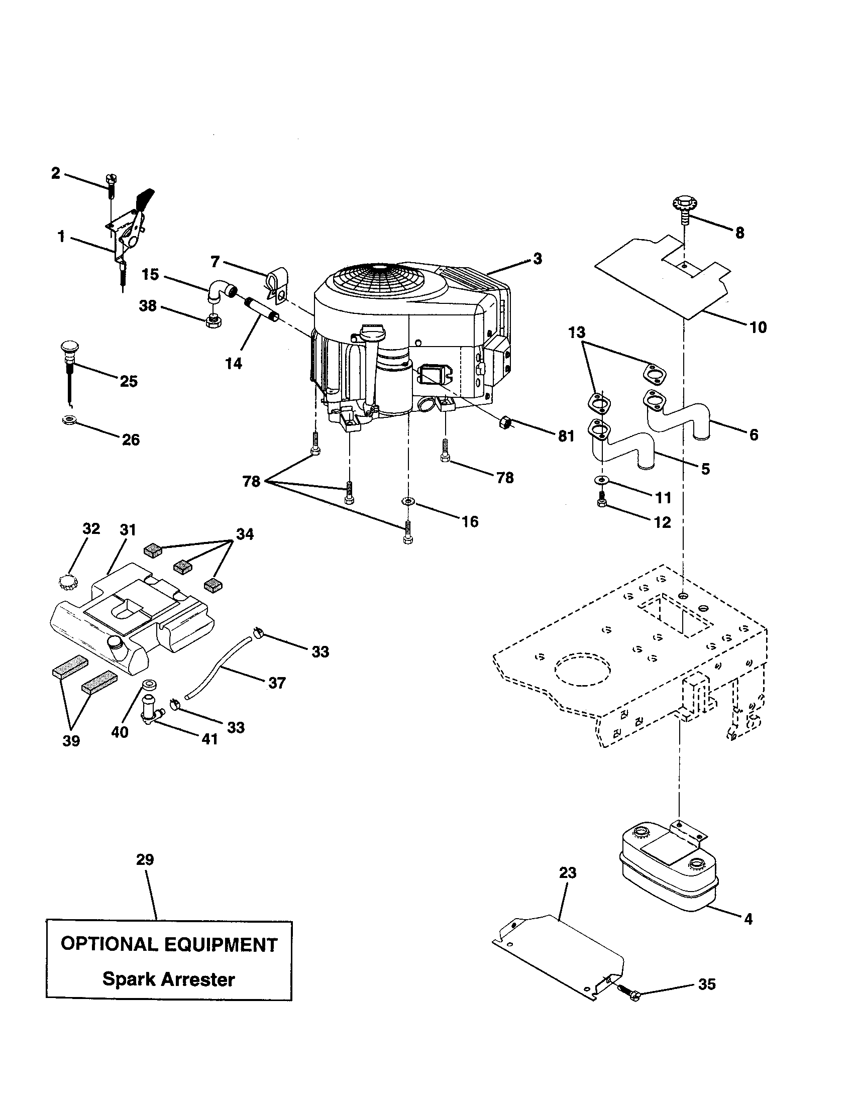 Craftsman 917259561 engine diagram