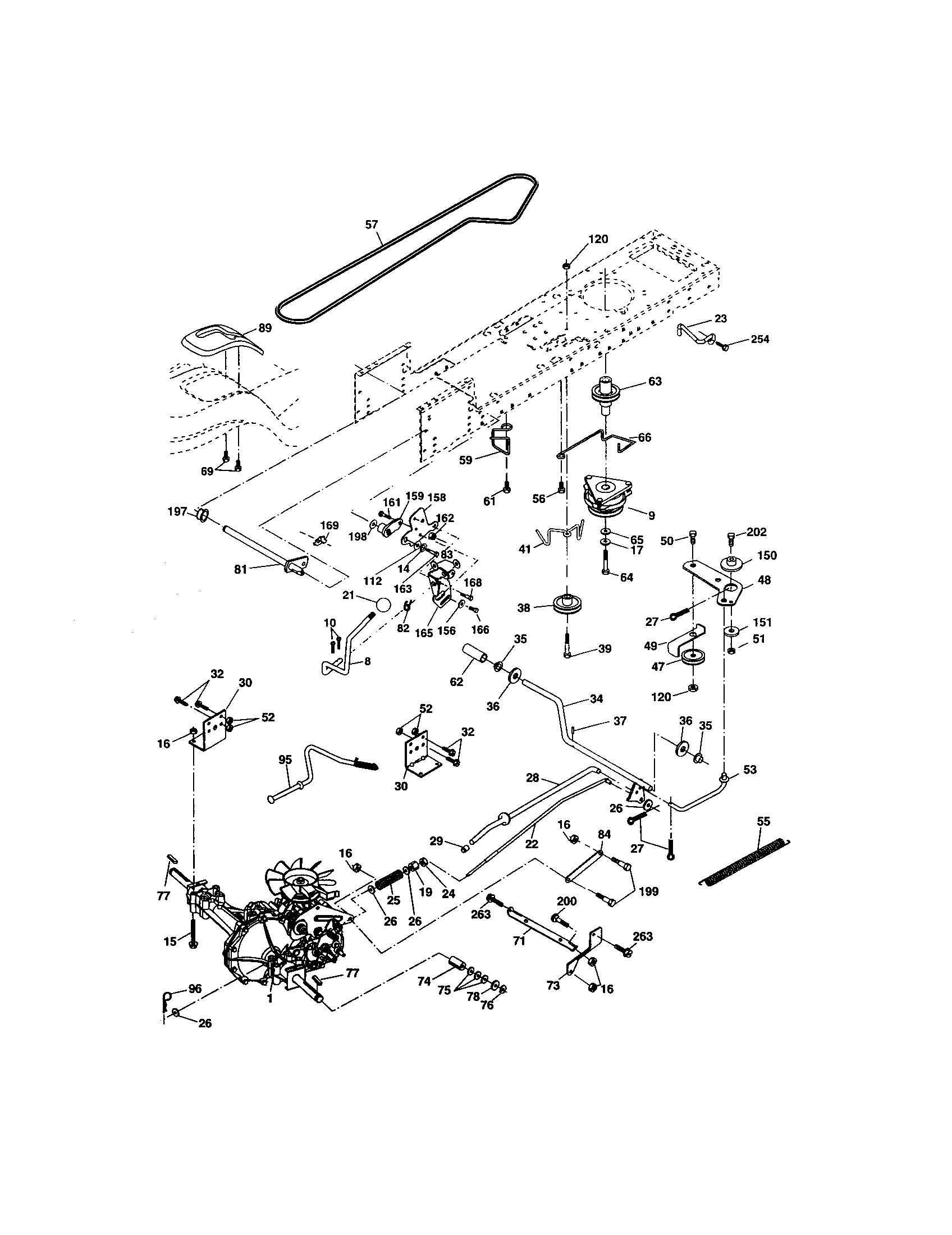 Craftsman 917274041 ground drive diagram