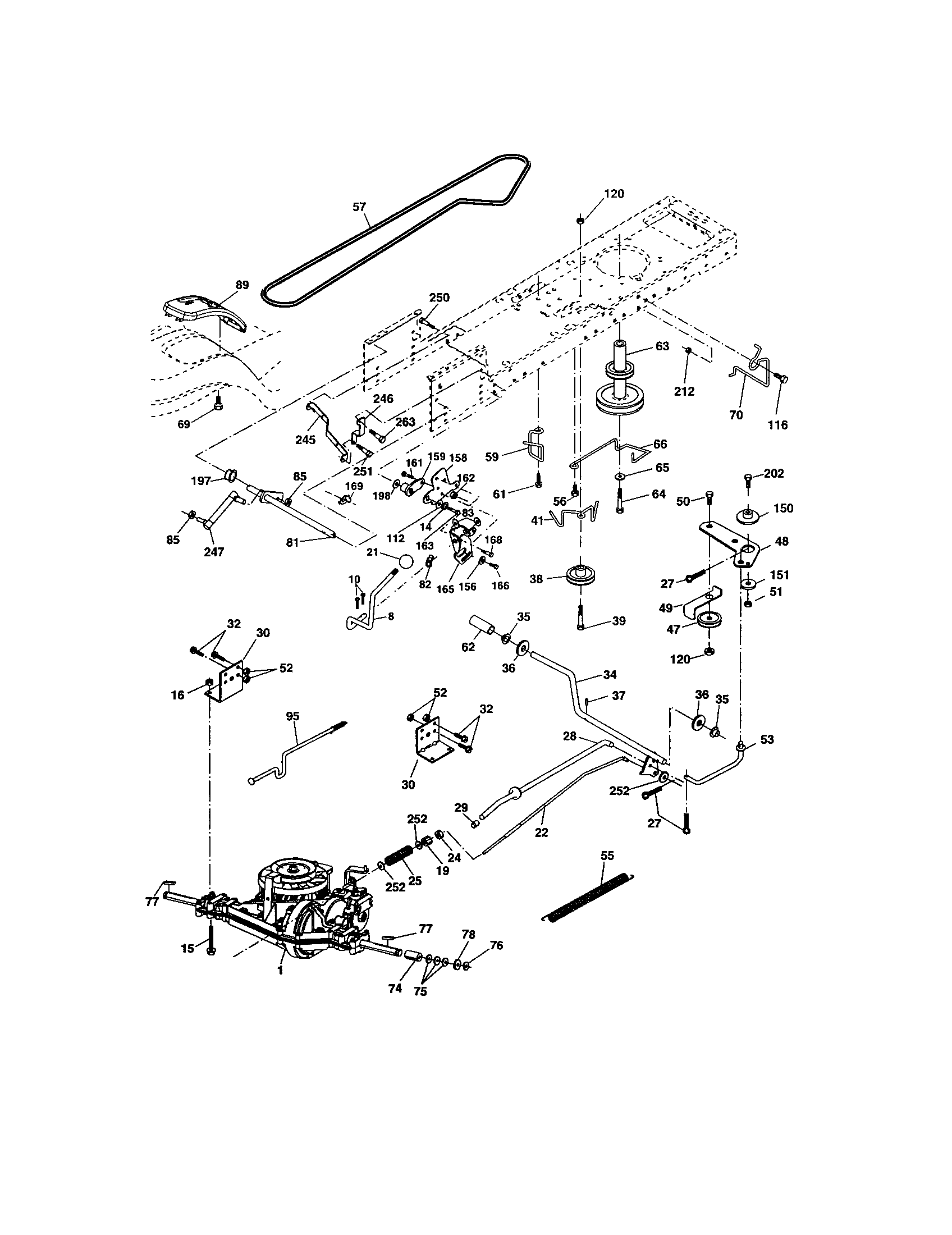 Craftsman 917274760 ground drive diagram