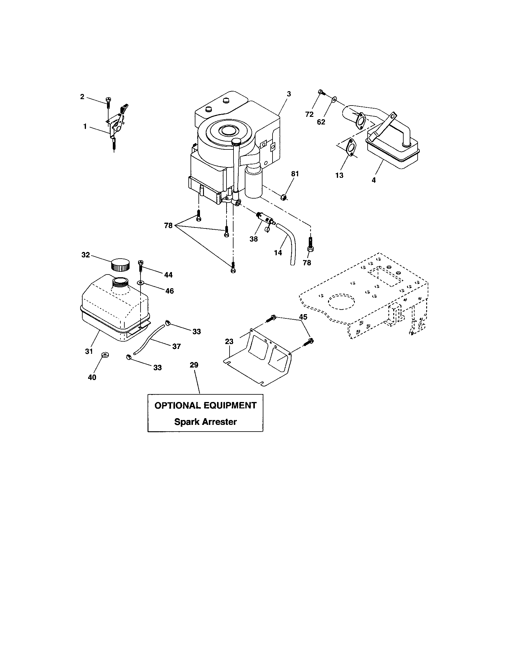 Craftsman 917274760 engine diagram
