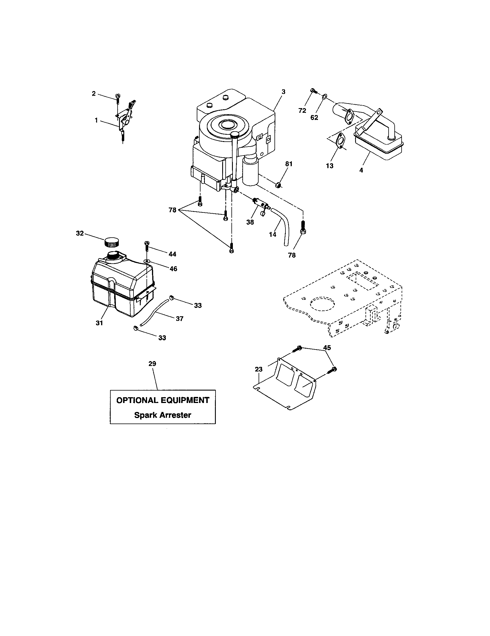 Craftsman 917274820 engine diagram