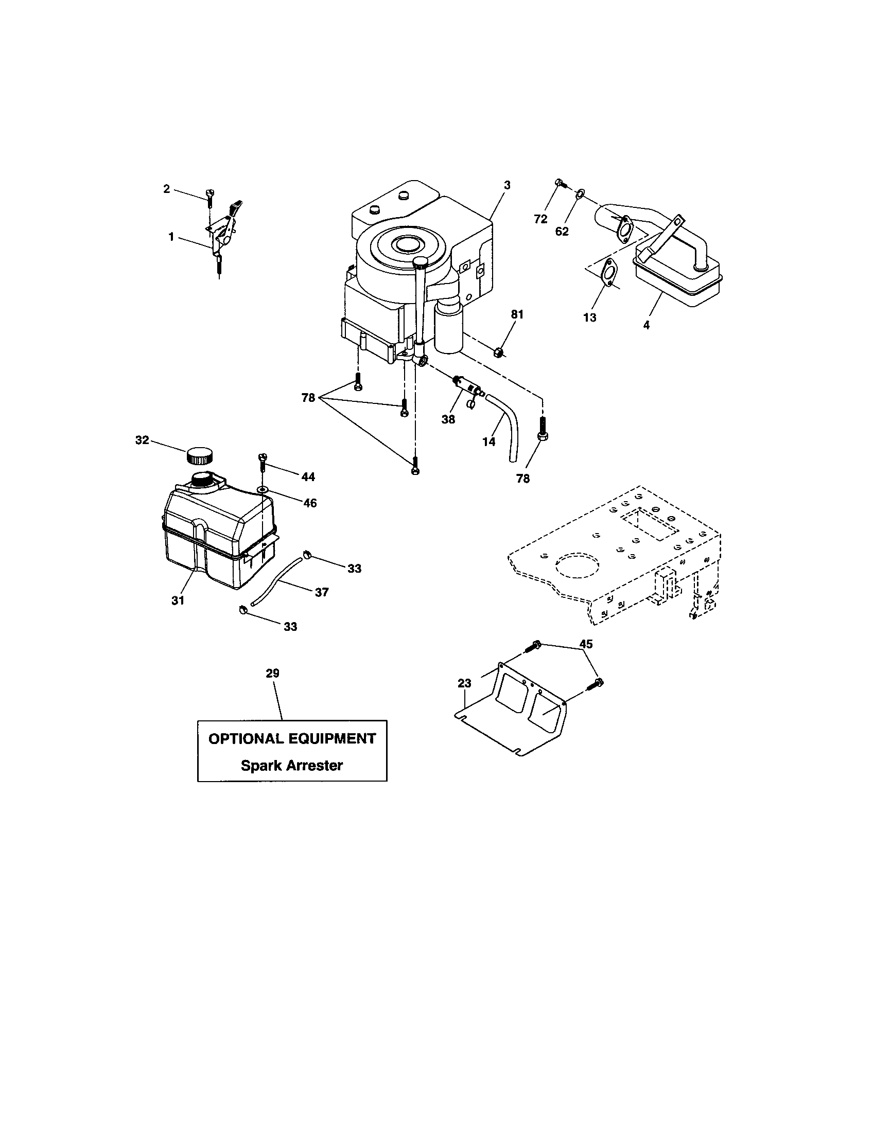 Craftsman 917274810 engine diagram