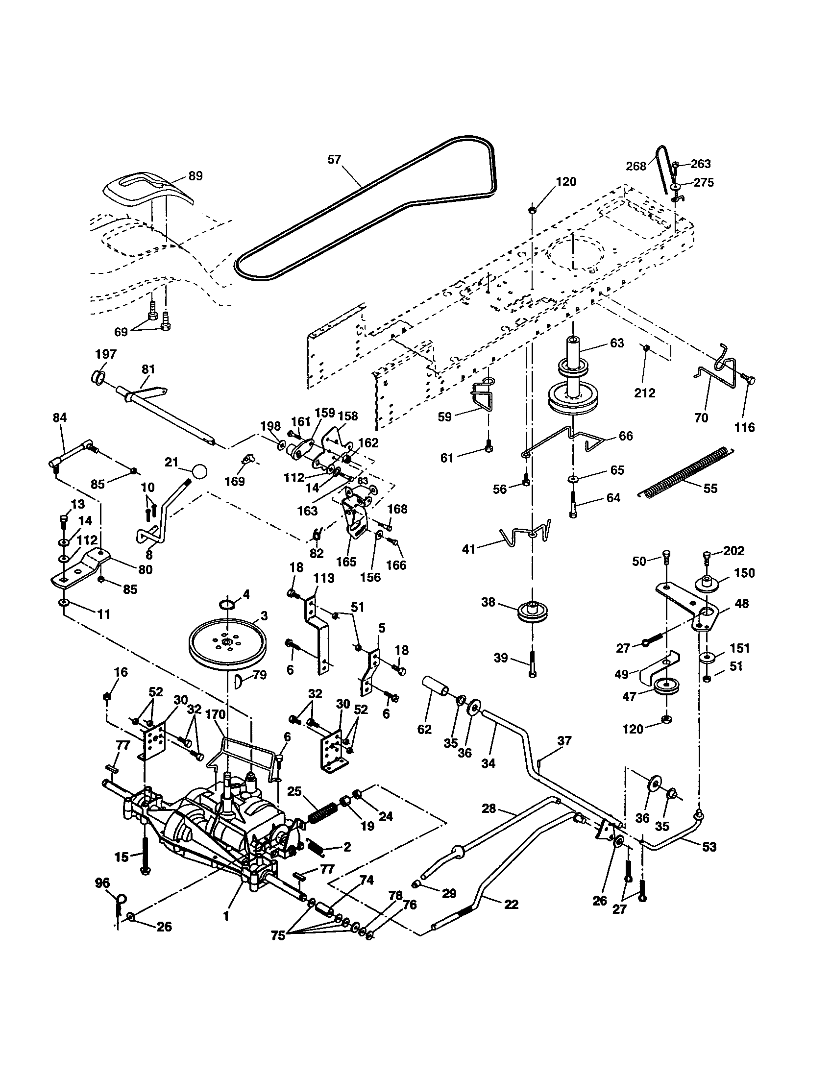 Craftsman 917277312 drive diagram