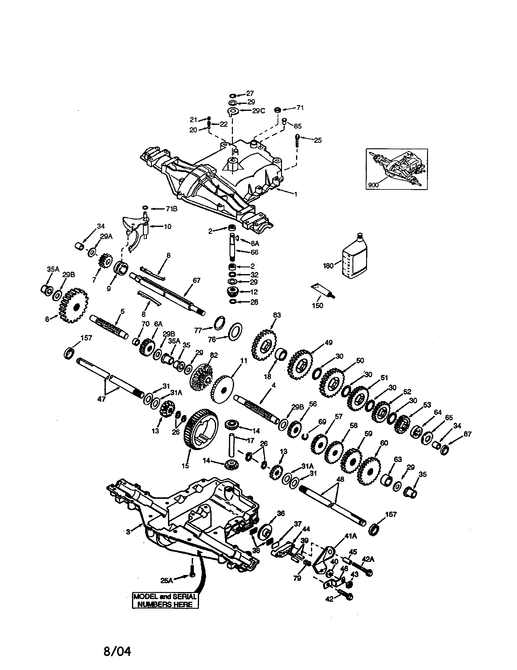 Southern States SO15538LT peerless transaxle diagram