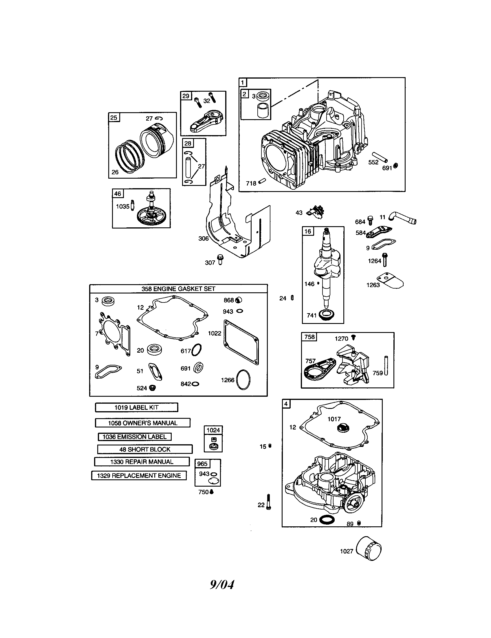 Craftsman 917274822 cylinder/crankshaft diagram