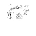 Craftsman 917273820 blower-housing/rewind-starter diagram