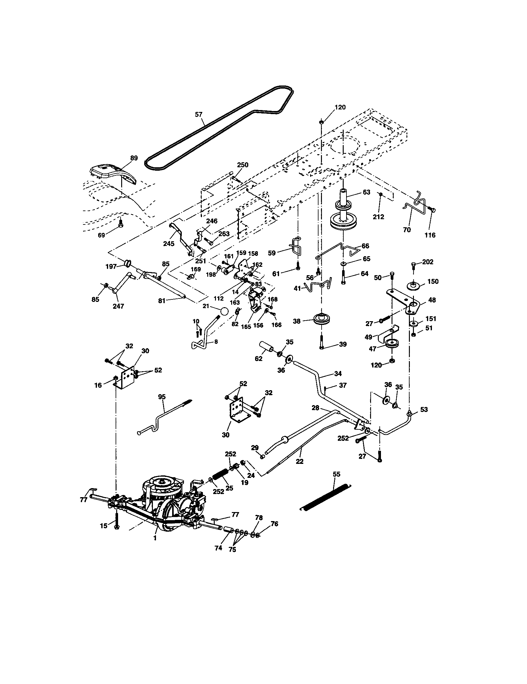 Craftsman 917274400 ground drive diagram