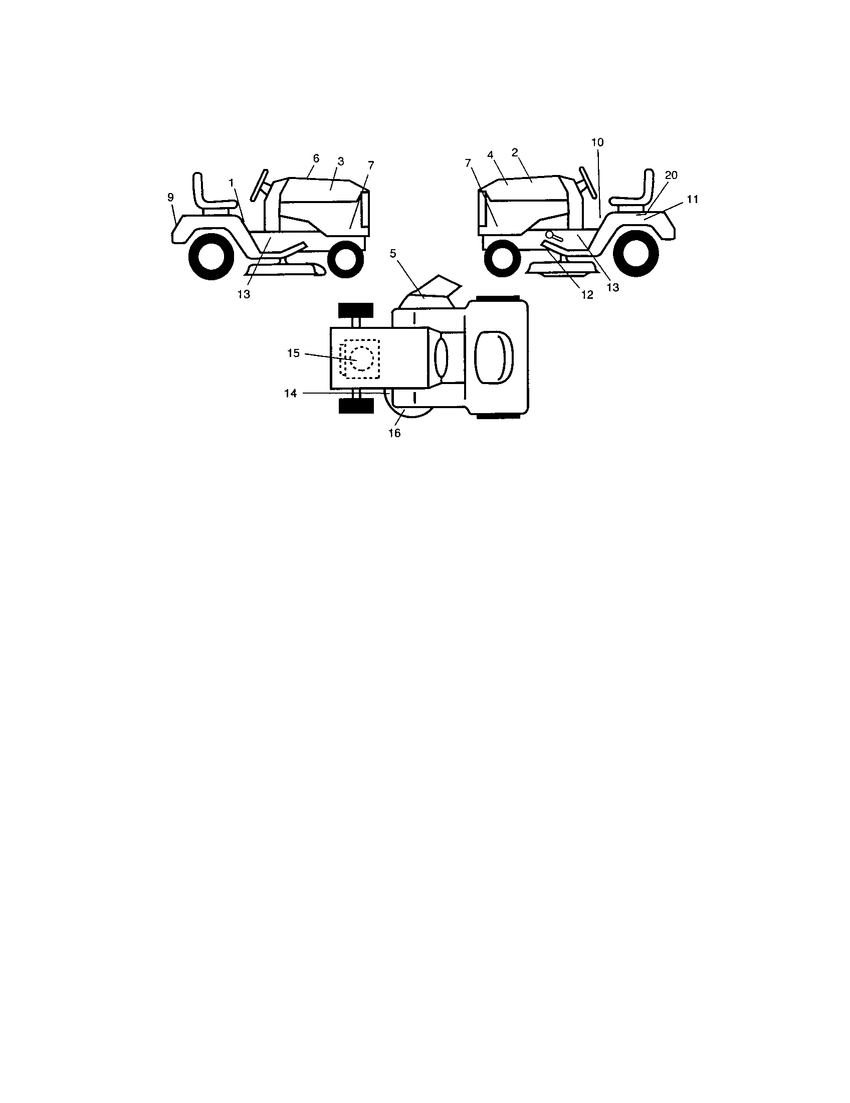Craftsman 917274400 decals diagram