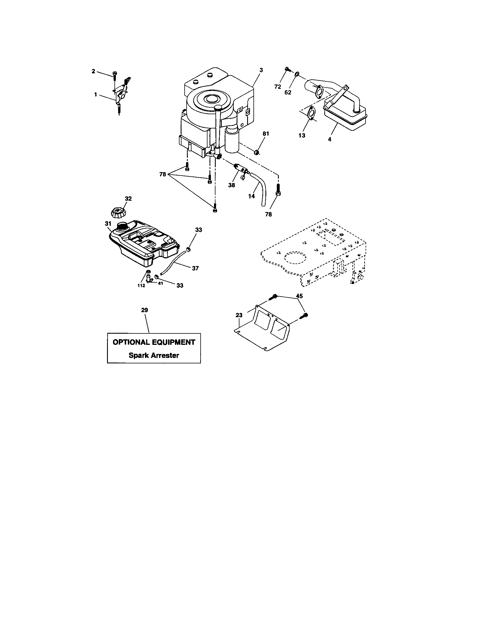 Craftsman 917274632 engine diagram