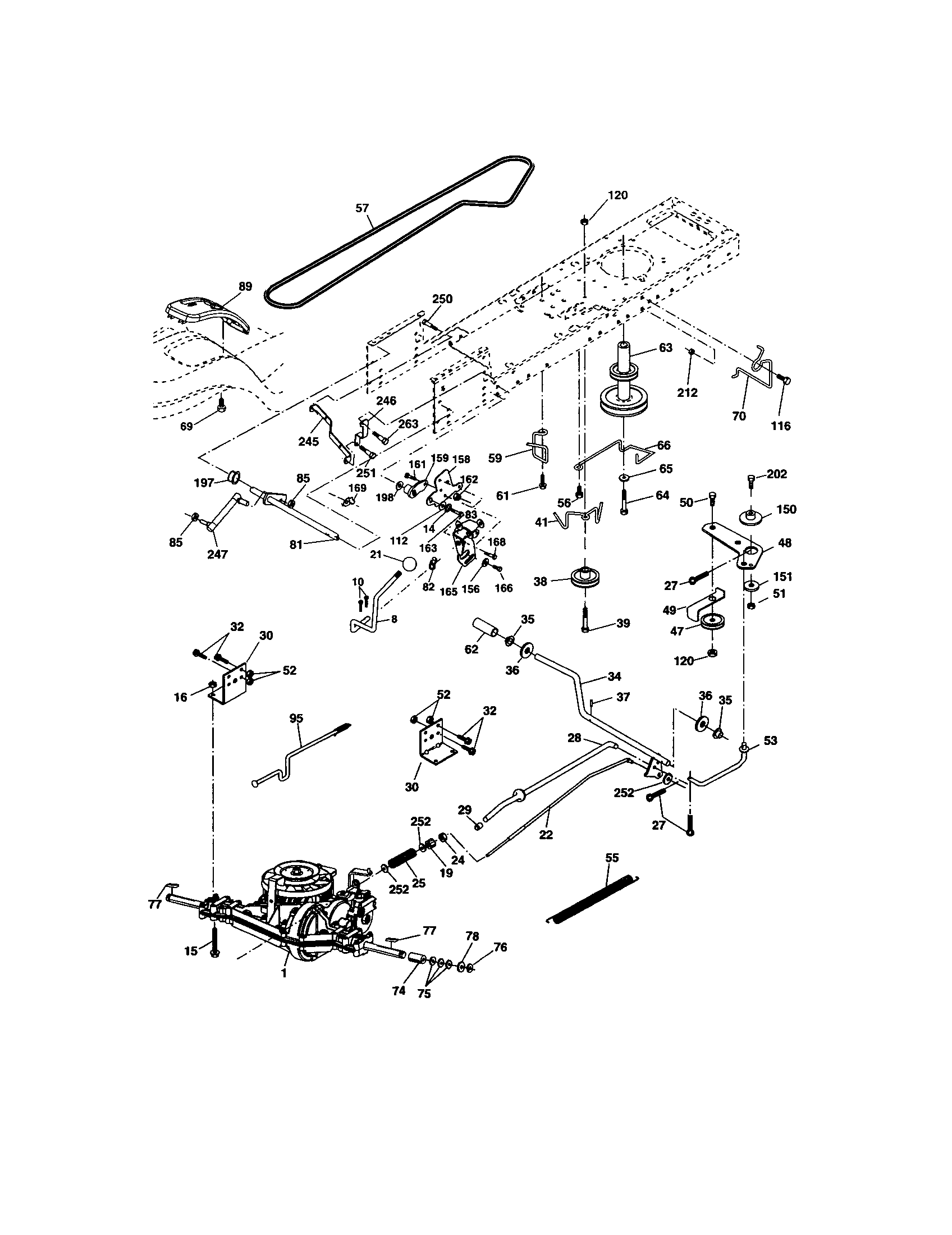 Craftsman 917274761 ground drive diagram