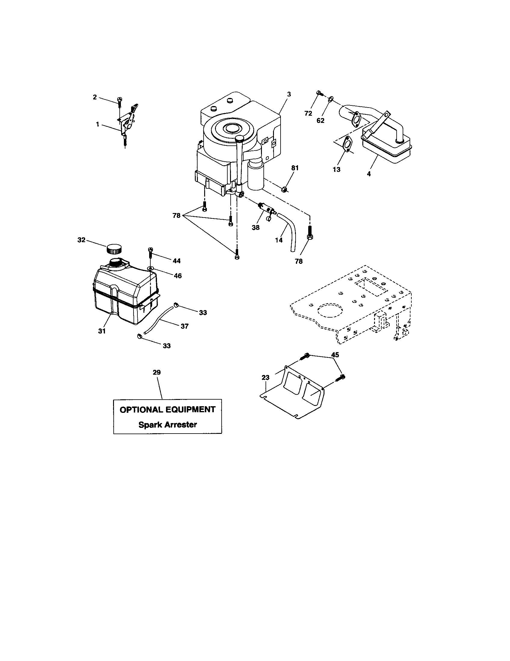 Craftsman 917274761 engine diagram