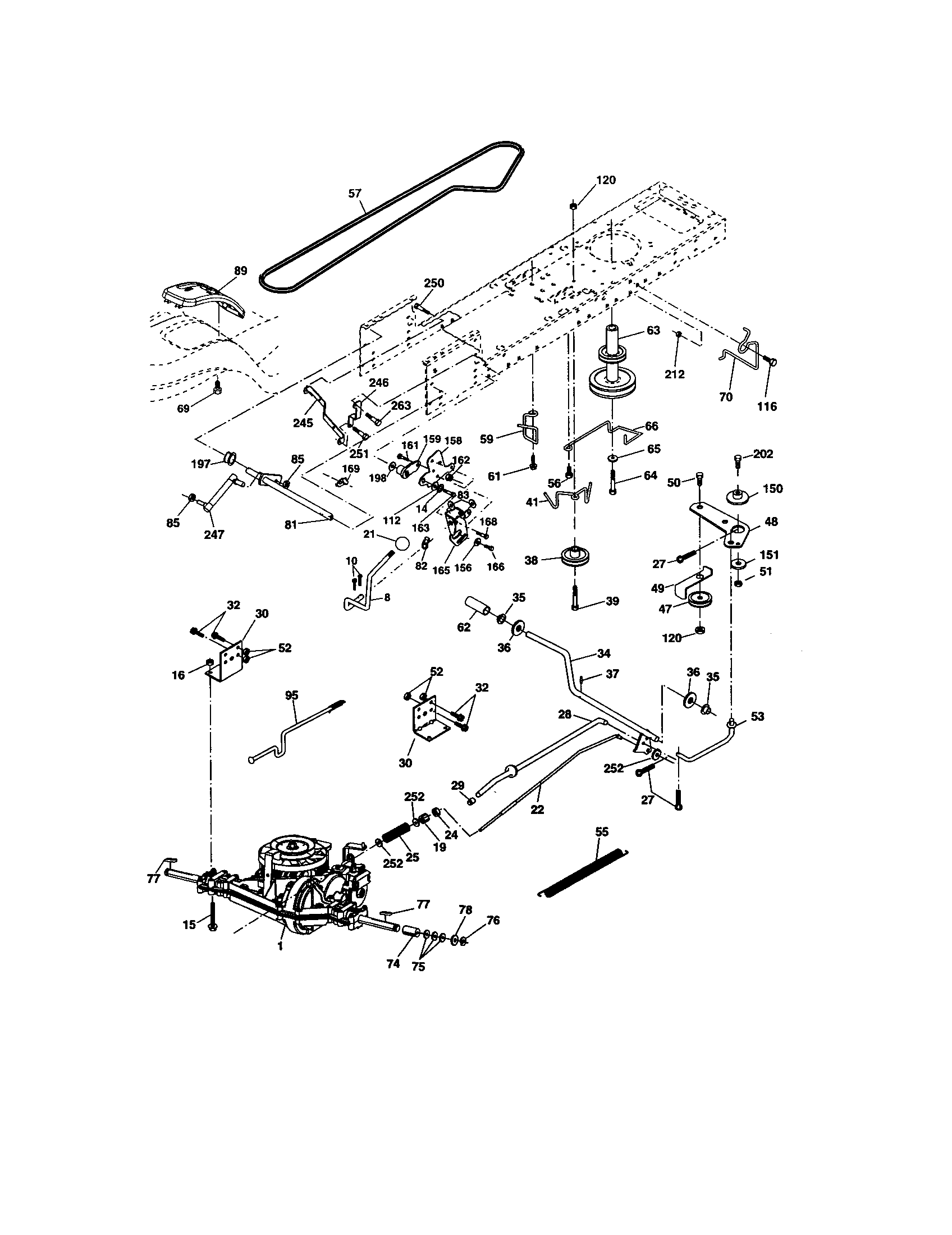 Craftsman 917274821 ground drive diagram