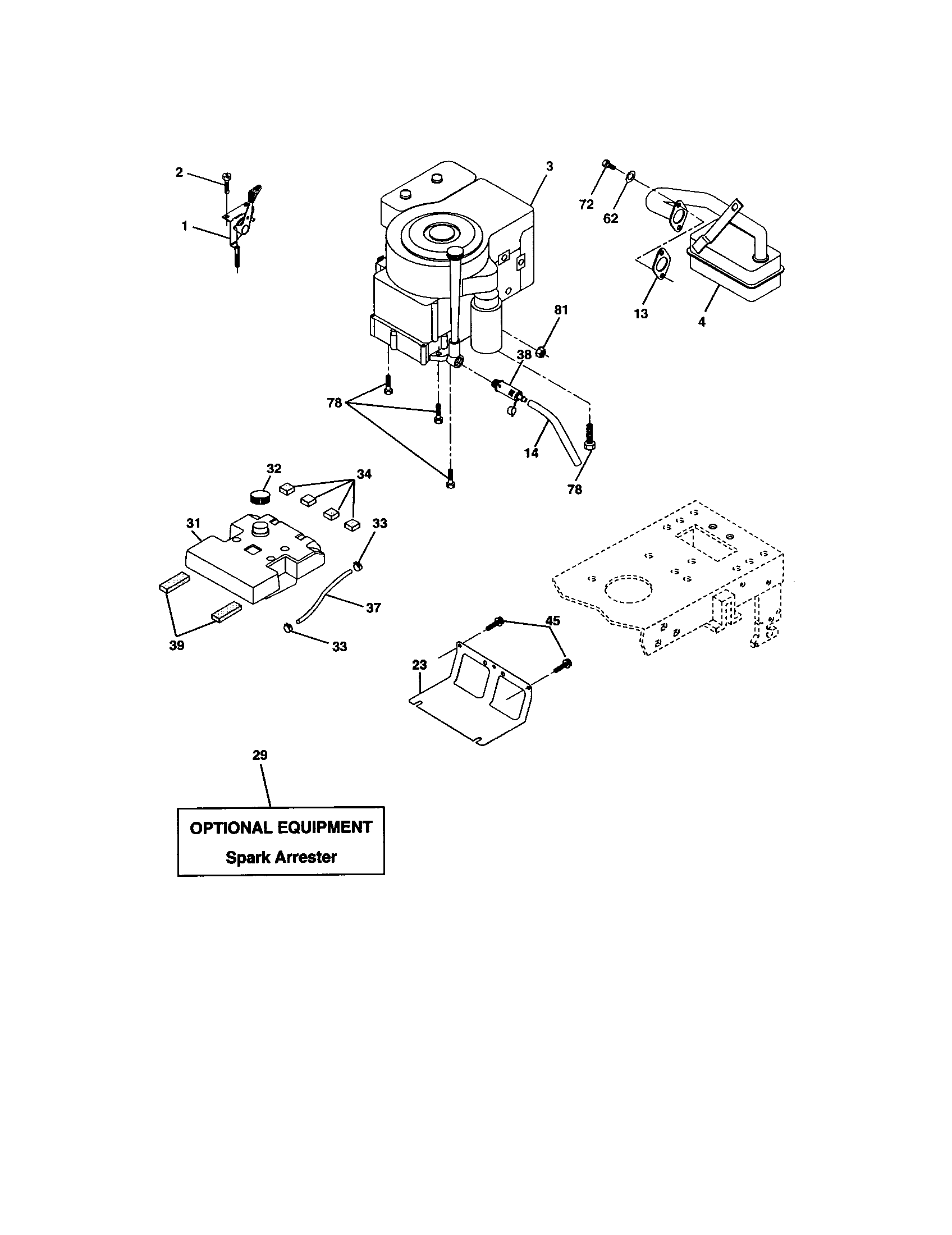 Craftsman 917274821 engine diagram