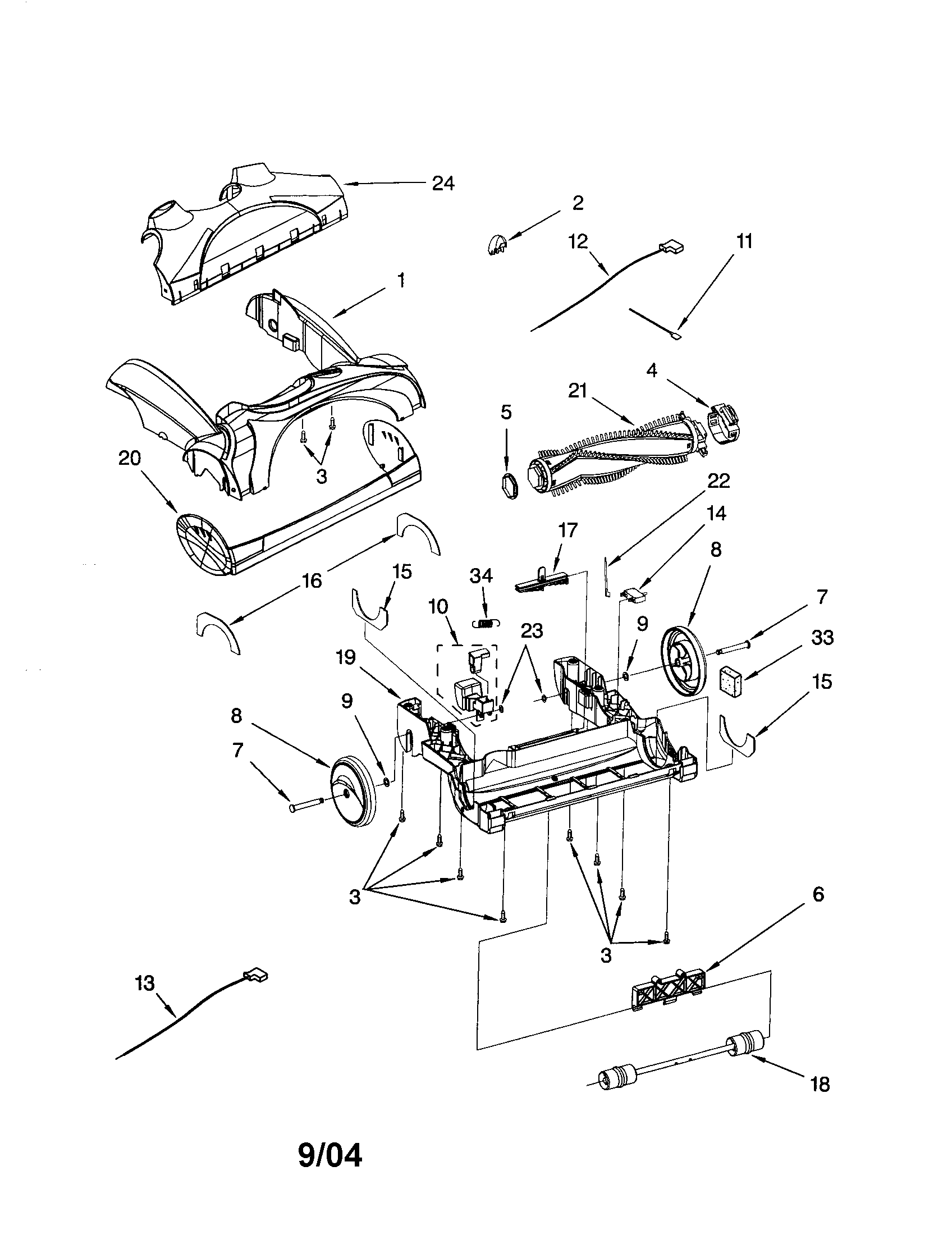 Kenmore 11633913300 nozzle diagram